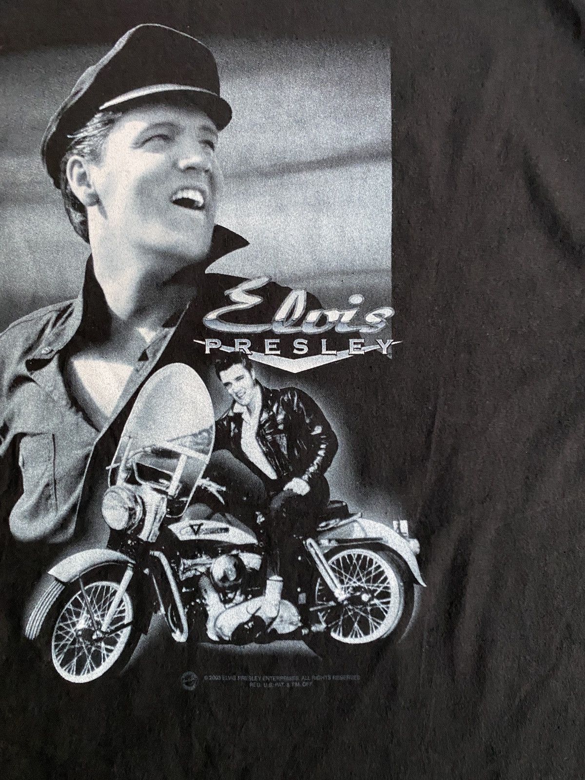 Alstyle × Band Tees × Vintage Vintage ‘03 Elvis Big Image Alstyle Tee Size US XL / EU 56 / 4 - 3 Thumbnail