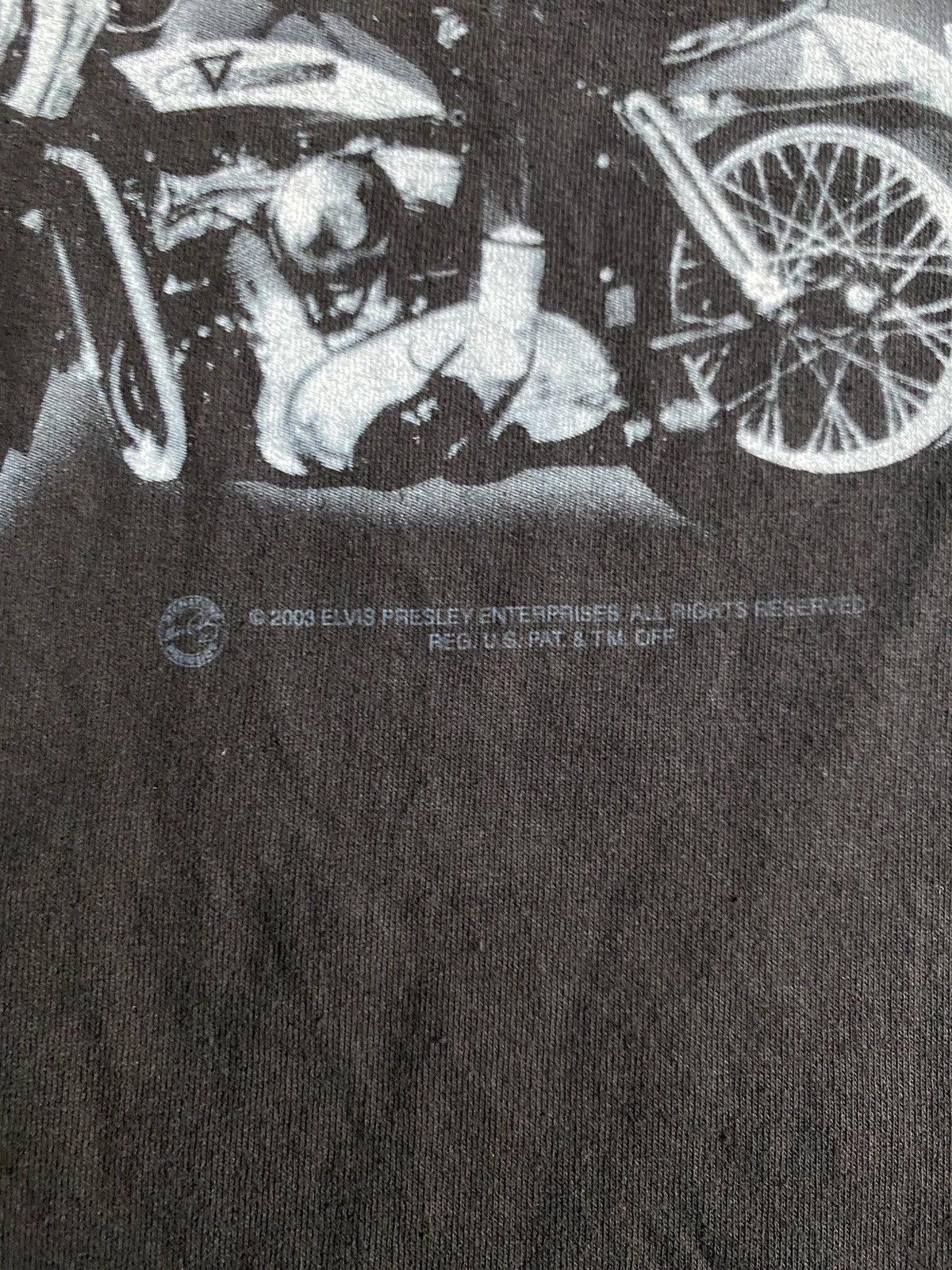 Alstyle × Band Tees × Vintage Vintage ‘03 Elvis Big Image Alstyle Tee Size US XL / EU 56 / 4 - 2 Thumbnail