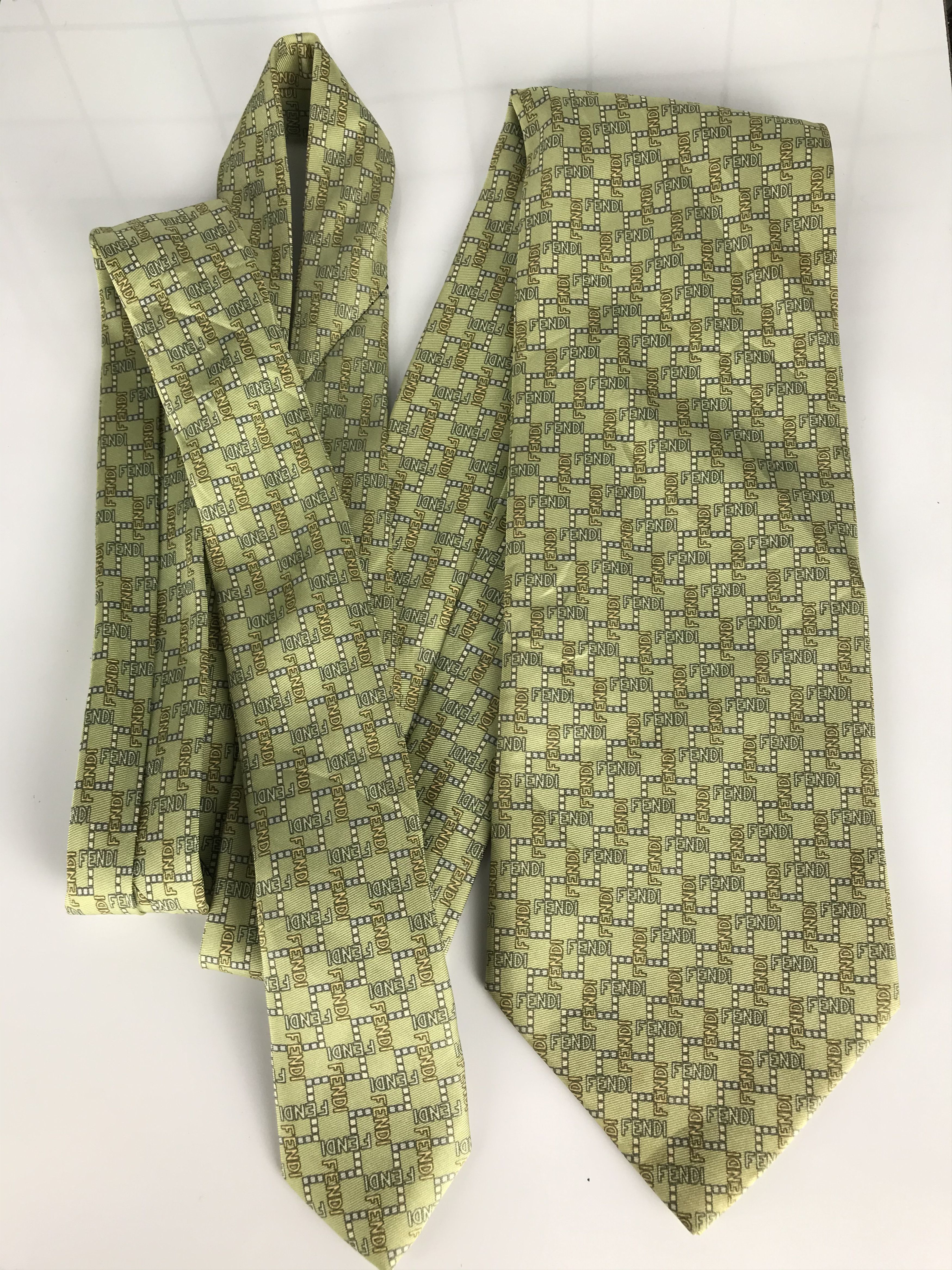 Fendi Fendi Necktie Size ONE SIZE - 4 Thumbnail