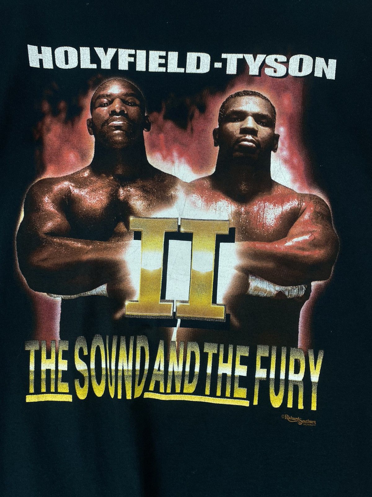 Vintage Vintage rare Mike Tyson Evander Holyfield boxing Size US L / EU 52-54 / 3 - 3 Thumbnail