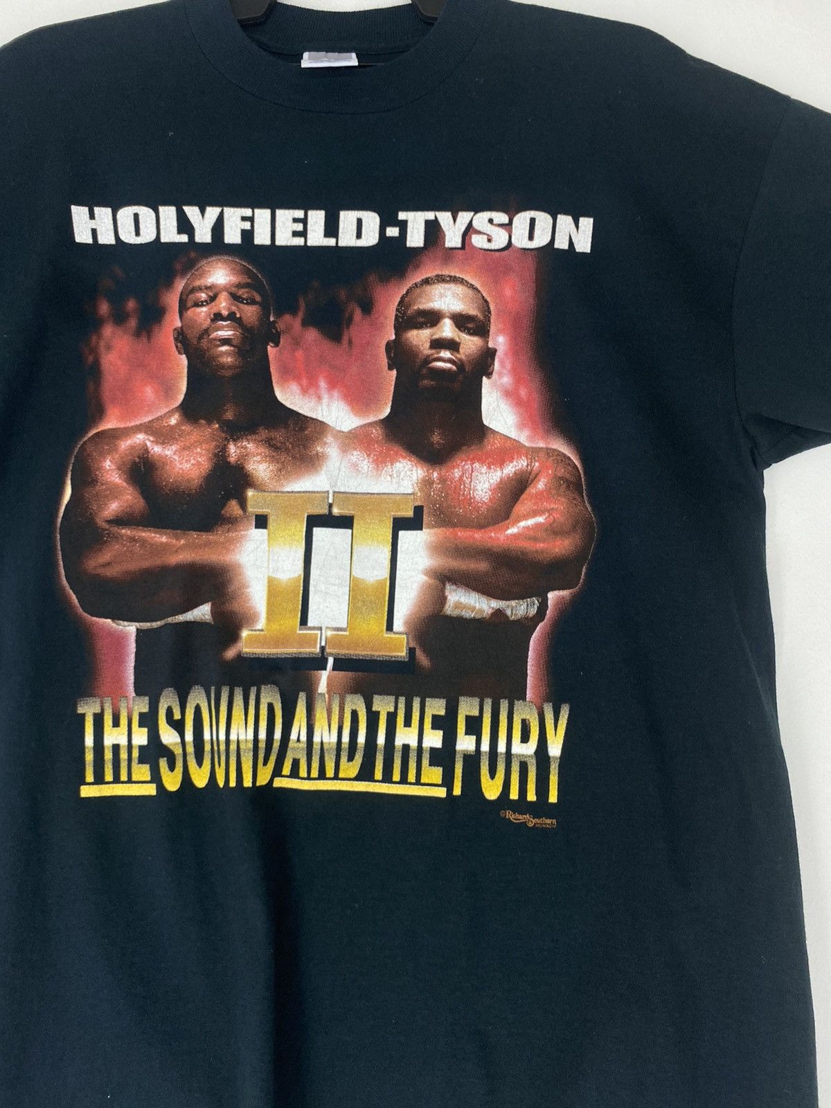 Vintage Vintage rare Mike Tyson Evander Holyfield boxing Size US L / EU 52-54 / 3 - 2 Thumbnail