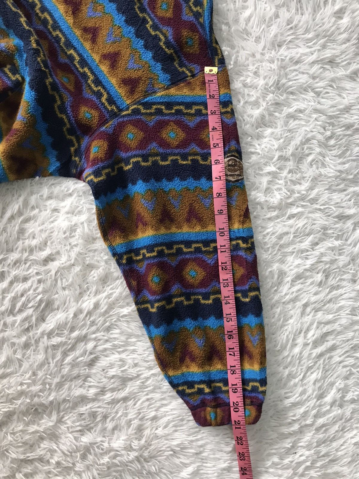 Phenix 💥Printed Native Nordy Phenix Polartec Fleece Pullover Size US M / EU 48-50 / 2 - 17 Thumbnail