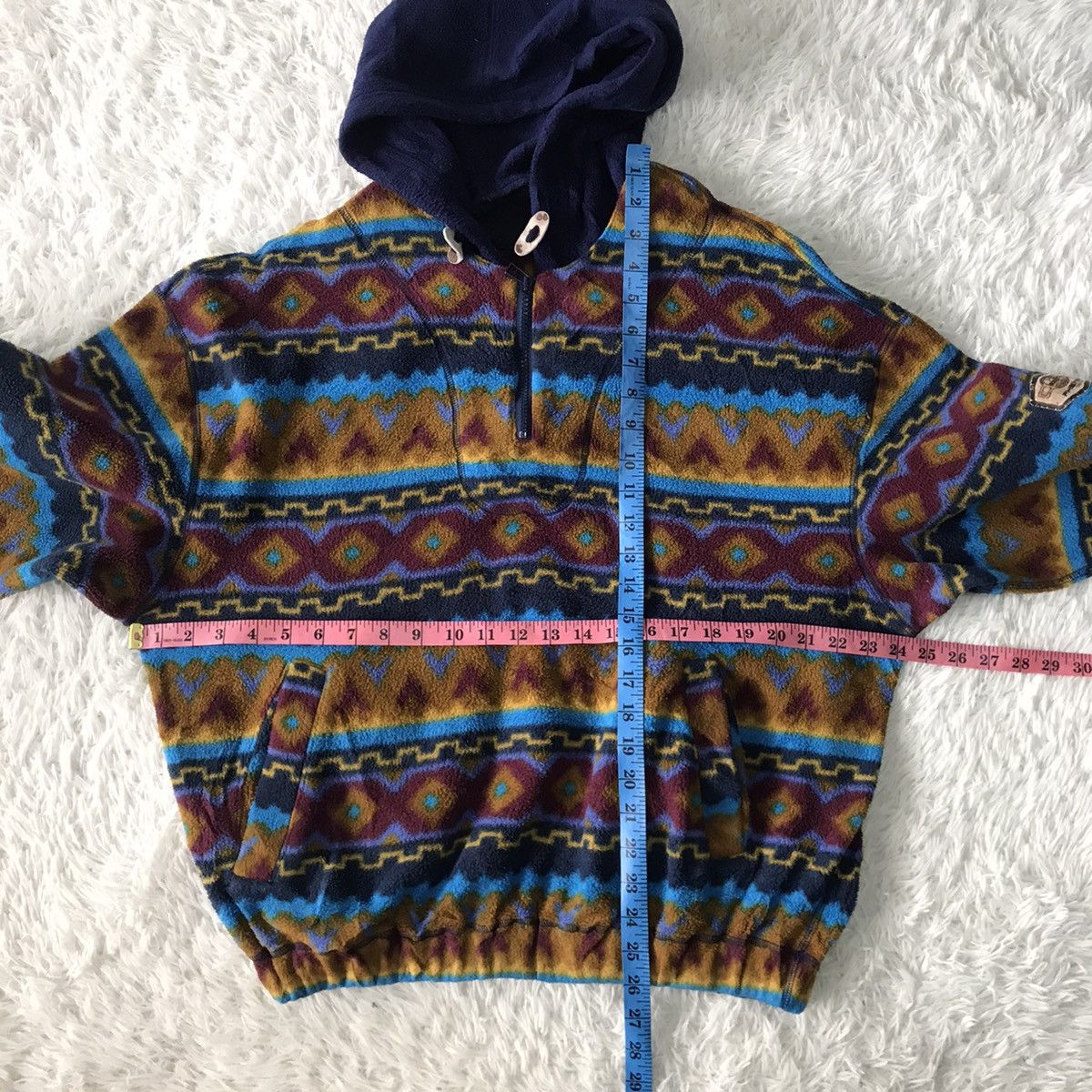 Phenix 💥Printed Native Nordy Phenix Polartec Fleece Pullover Size US M / EU 48-50 / 2 - 15 Thumbnail