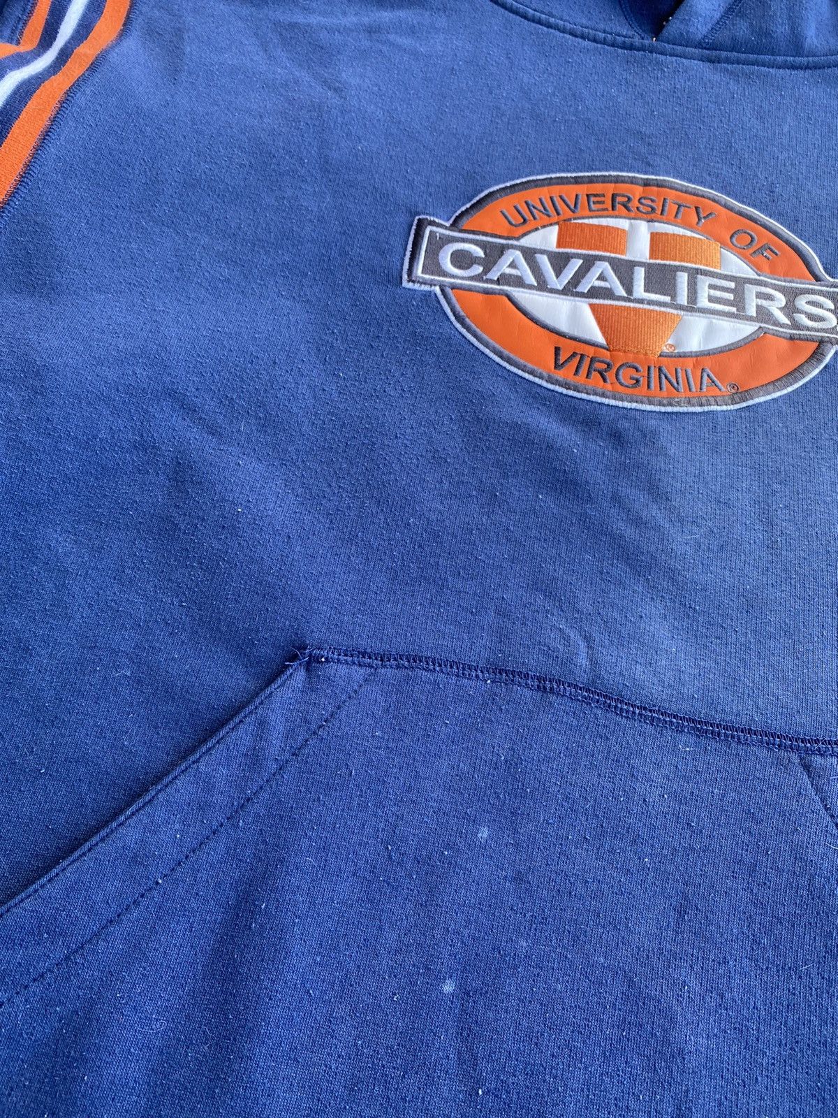 Starter × Vintage Vintage 90’s Starter Virginia Cavaliers Distressed Hoodie Size US XL / EU 56 / 4 - 4 Thumbnail