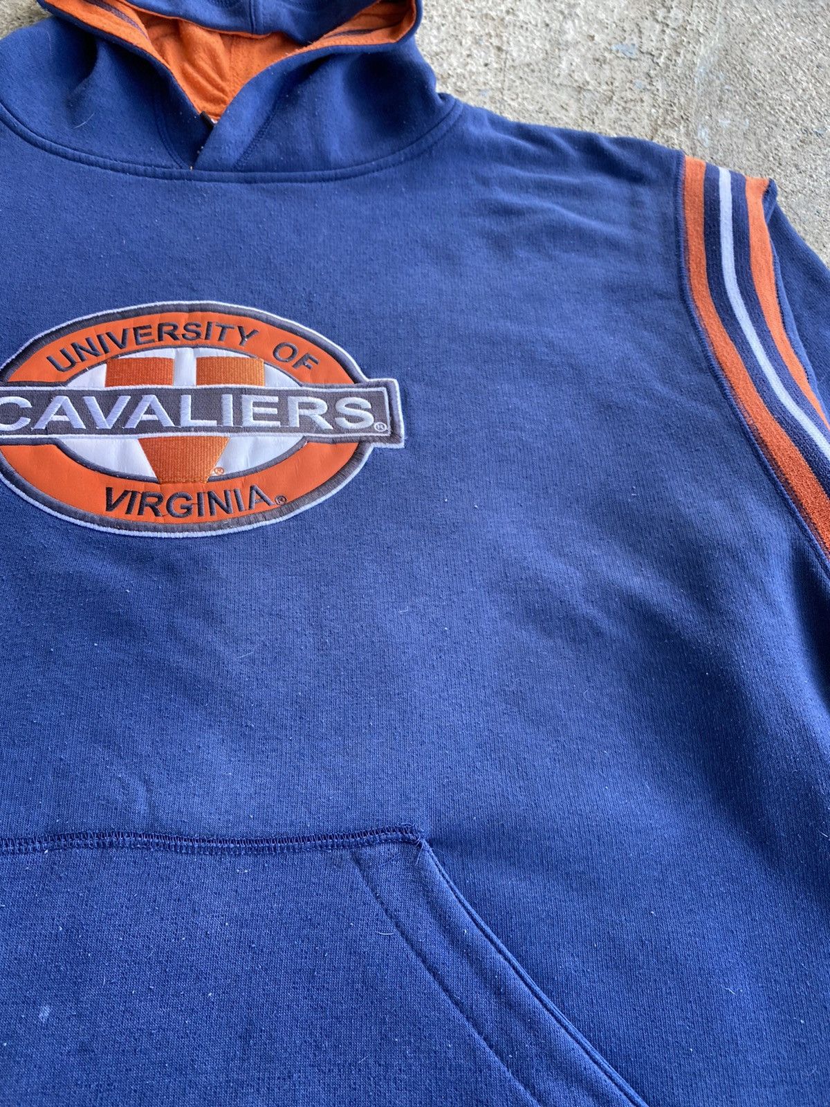 Starter × Vintage Vintage 90’s Starter Virginia Cavaliers Distressed Hoodie Size US XL / EU 56 / 4 - 5 Thumbnail