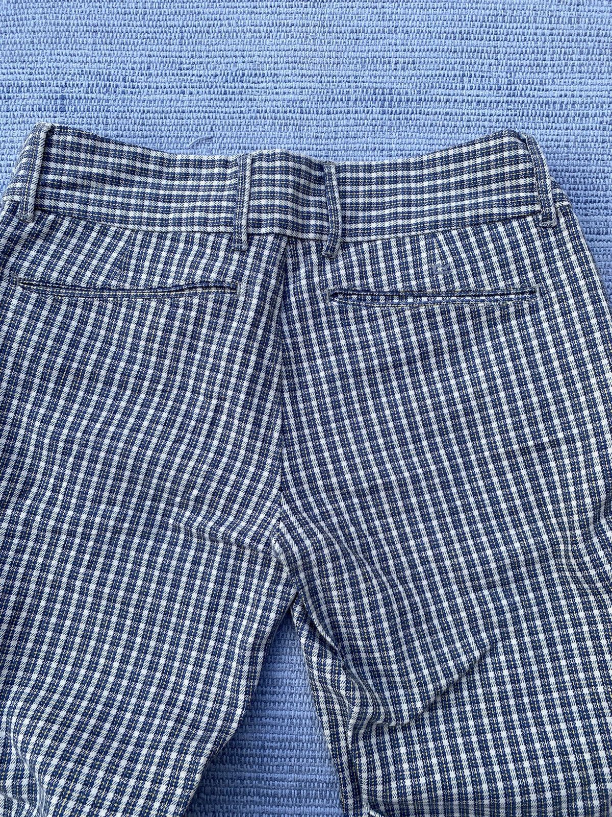 45rpm × Japanese Brand blue small checked pants Size 28" / US 6 / IT 42 - 6 Thumbnail