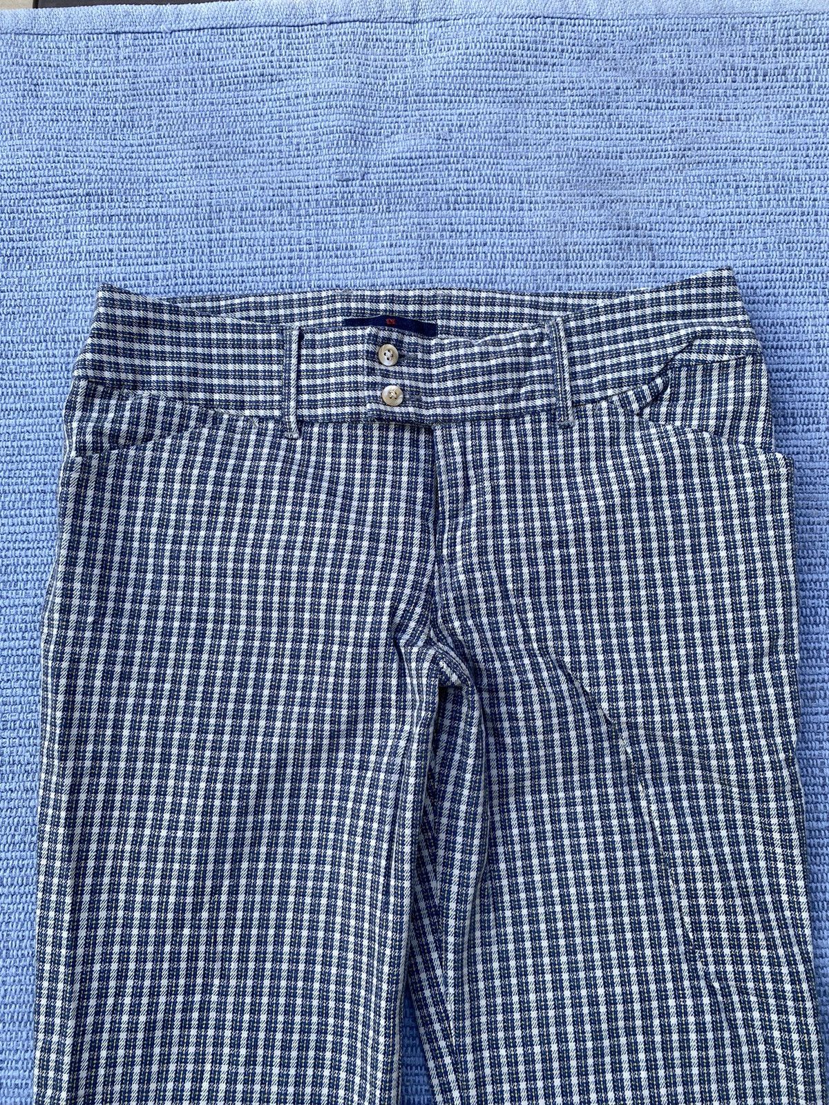 45rpm × Japanese Brand blue small checked pants Size 28" / US 6 / IT 42 - 2 Thumbnail