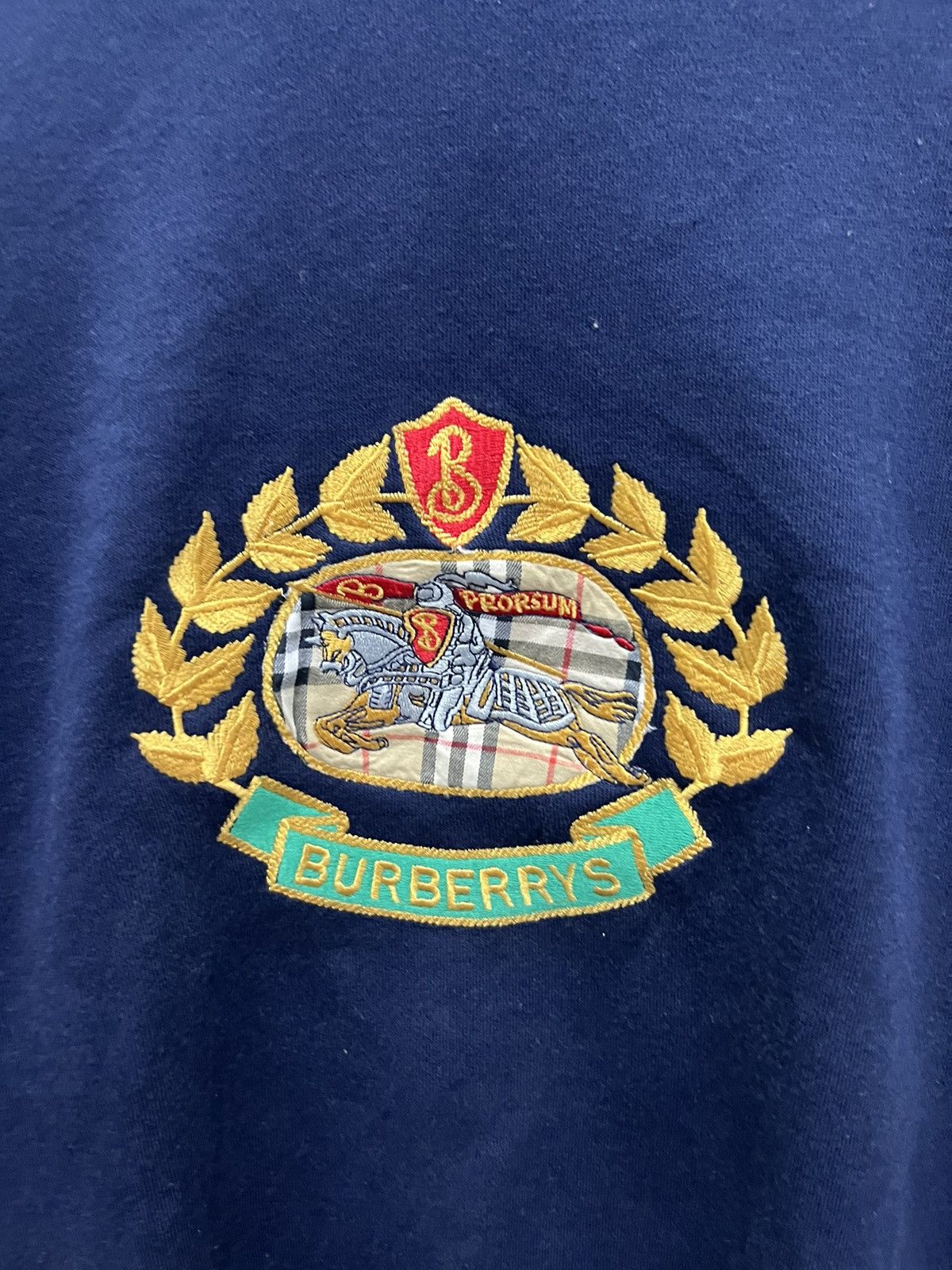 Burberry Burberry Big Logo Spell Out Sweatshirt Size US L / EU 52-54 / 3 - 3 Thumbnail