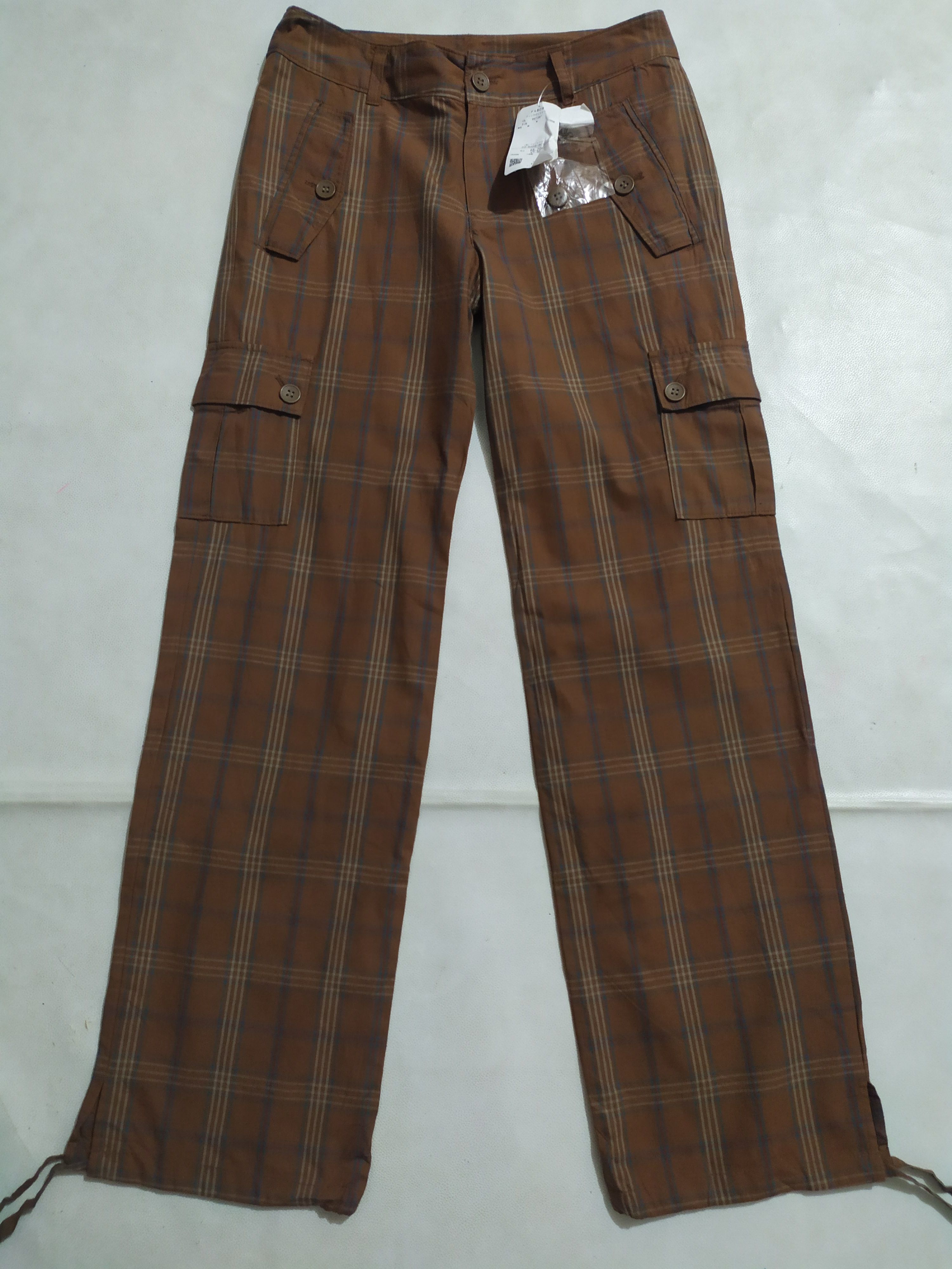 Japanese Brand 🔥As Known As Japan Check Cargo Multipocket Tactical Pants Size US 28 / EU 44 - 1 Thumbnail