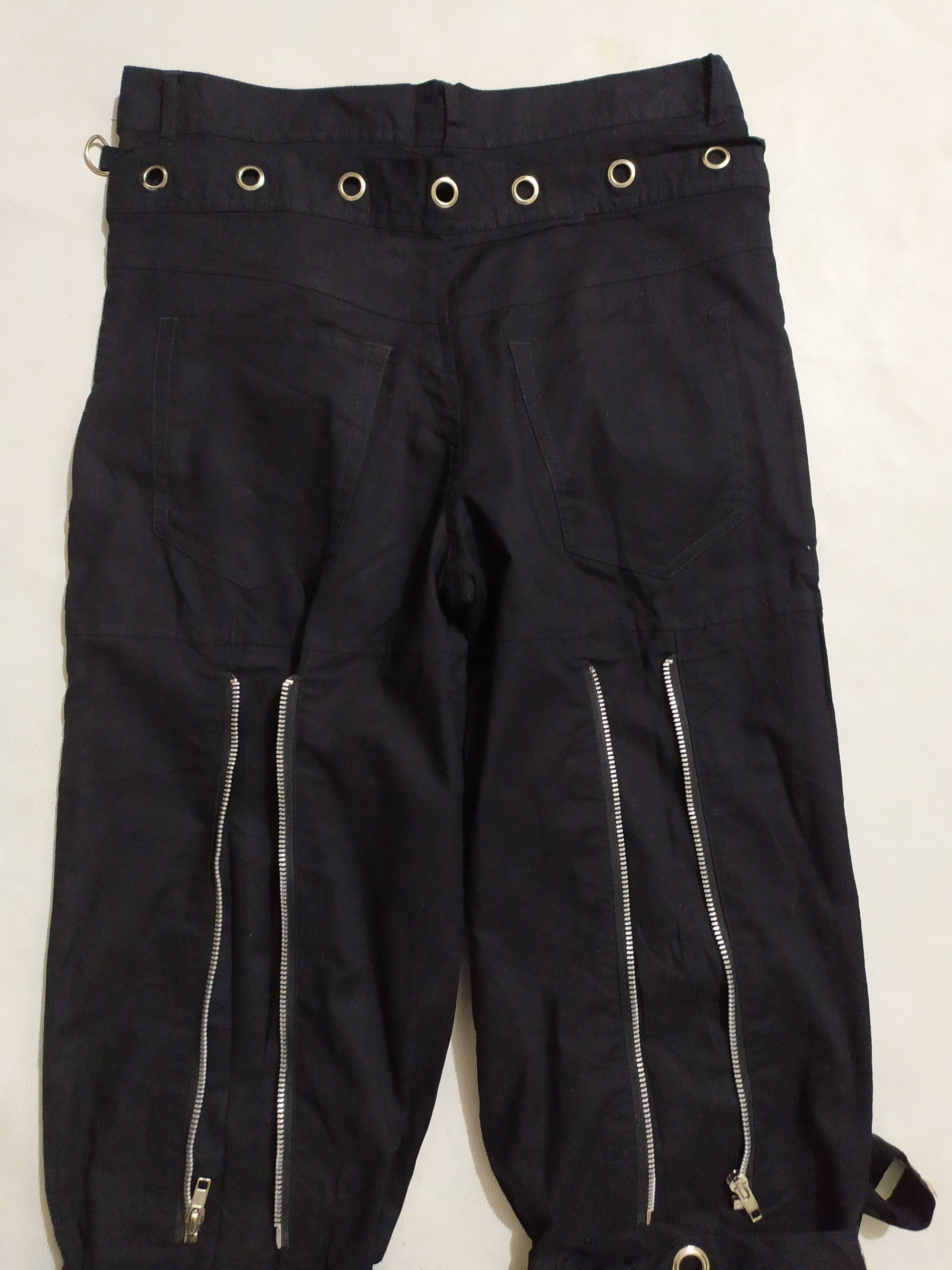 Japanese Brand 🔥Rosselio Bondage Punk Zipper Pants Size US 29 - 8 Thumbnail