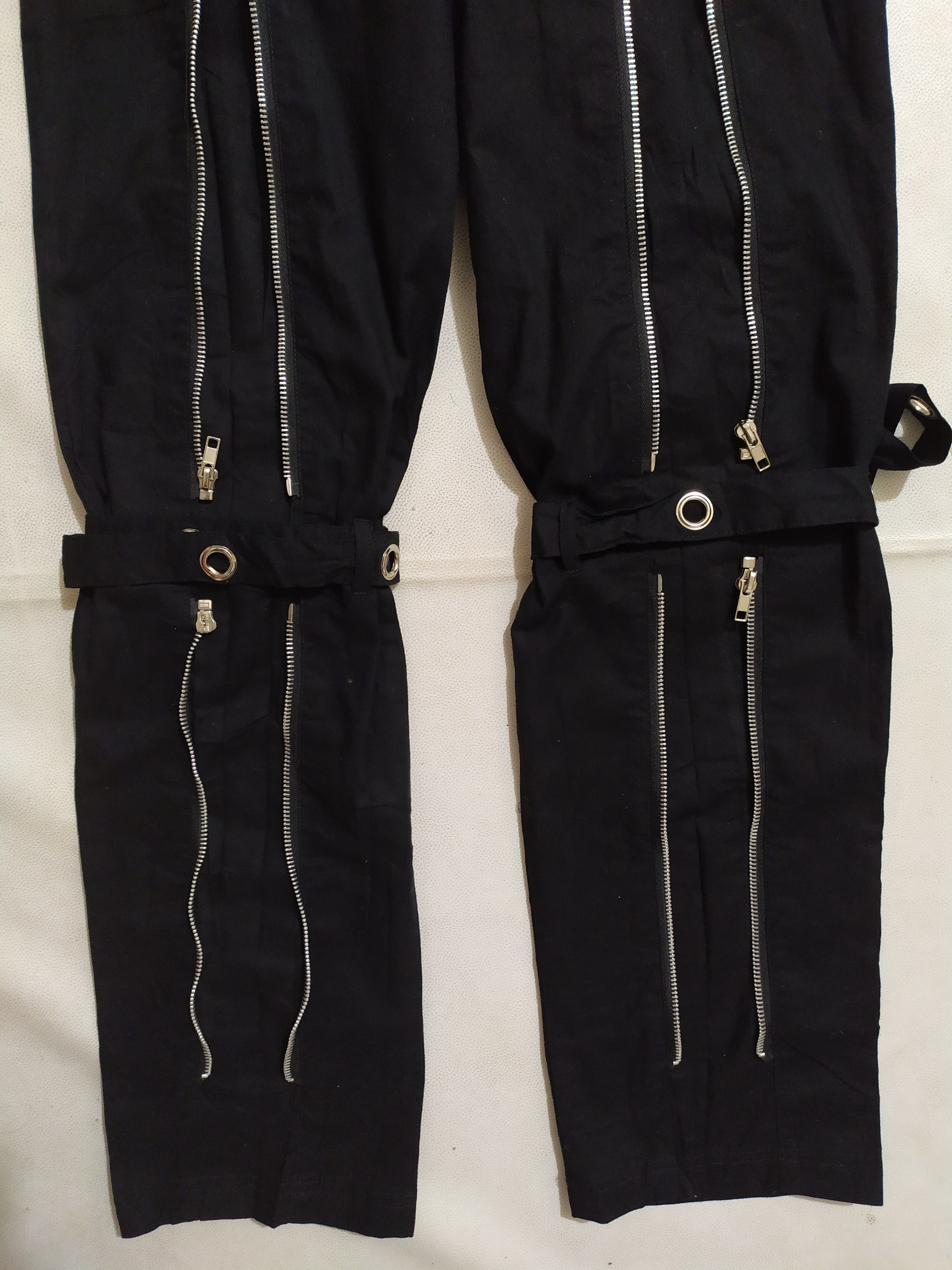 Japanese Brand 🔥Rosselio Bondage Punk Zipper Pants Size US 29 - 9 Thumbnail