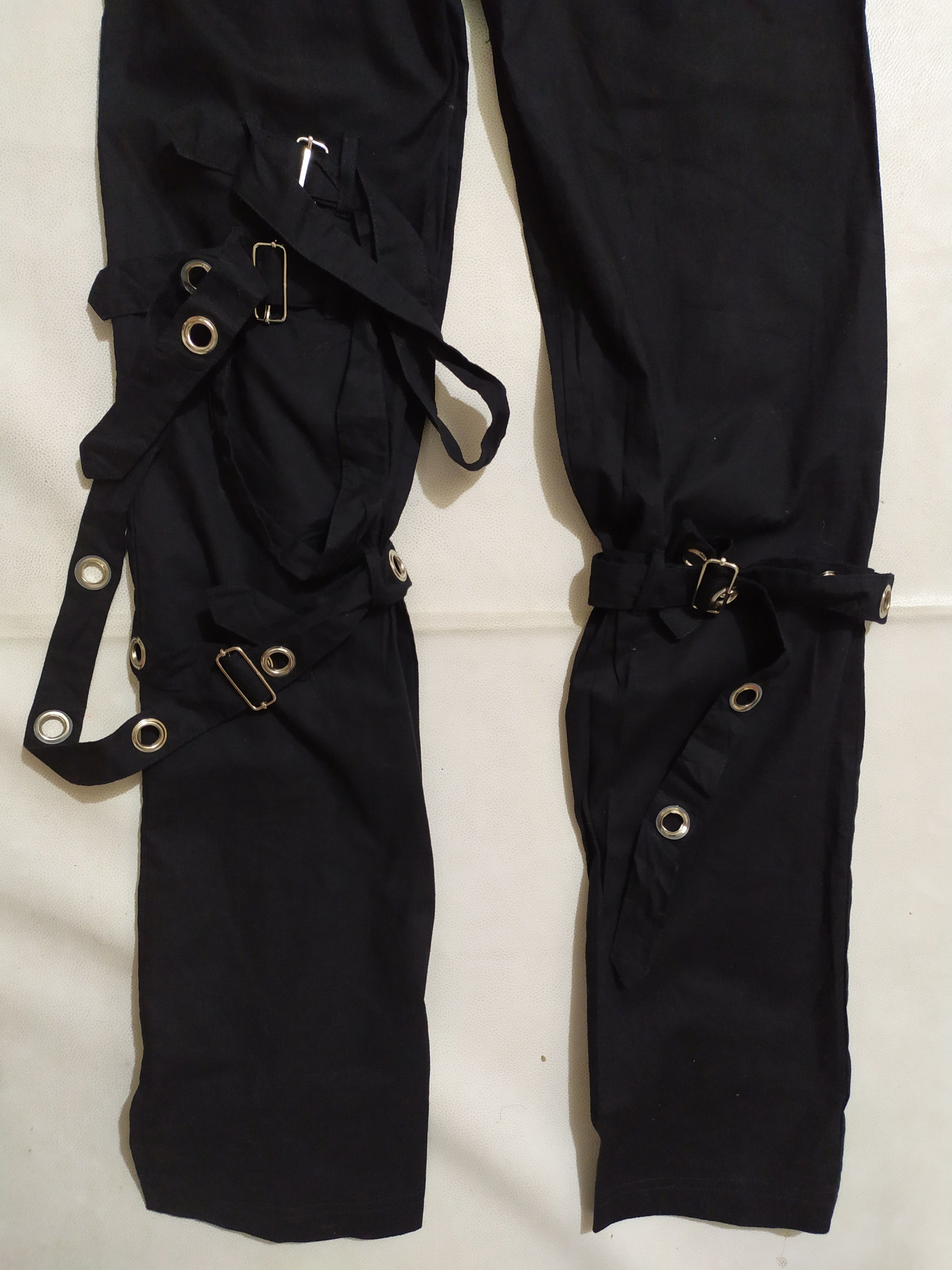 Japanese Brand 🔥Rosselio Bondage Punk Zipper Pants Size US 29 - 15 Thumbnail