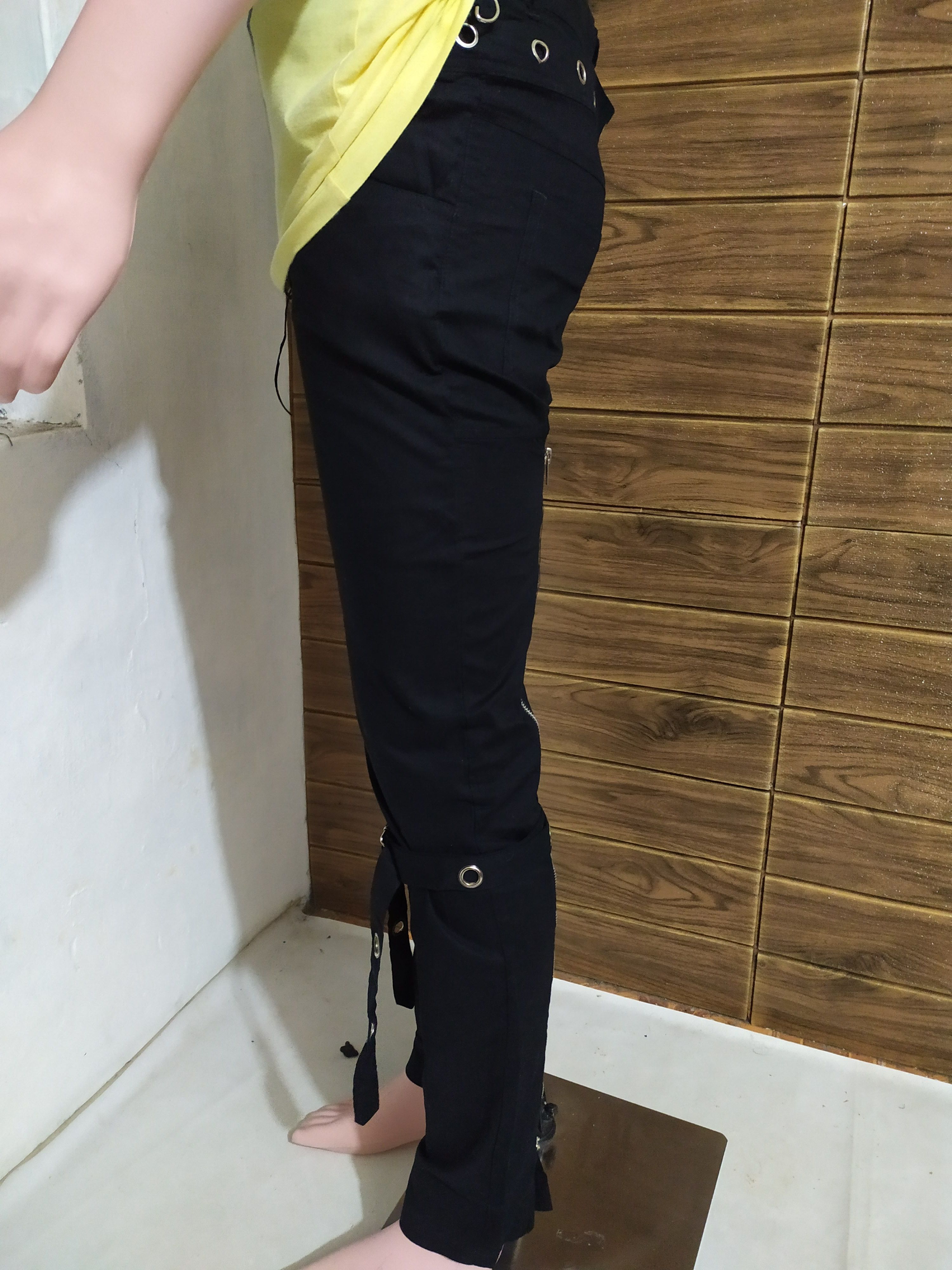 Japanese Brand 🔥Rosselio Bondage Punk Zipper Pants Size US 29 - 5 Thumbnail