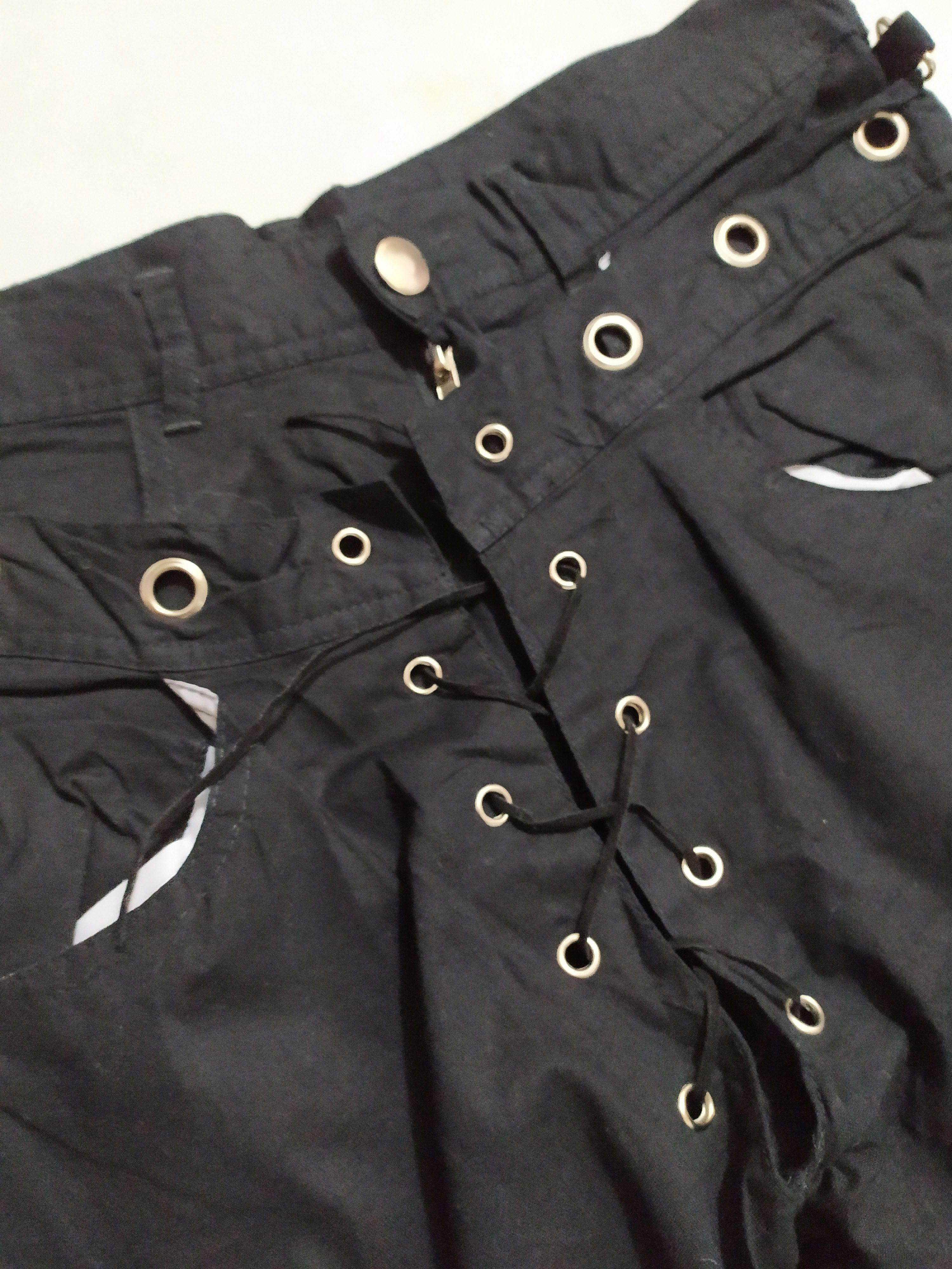 Japanese Brand 🔥Rosselio Bondage Punk Zipper Pants Size US 29 - 17 Thumbnail