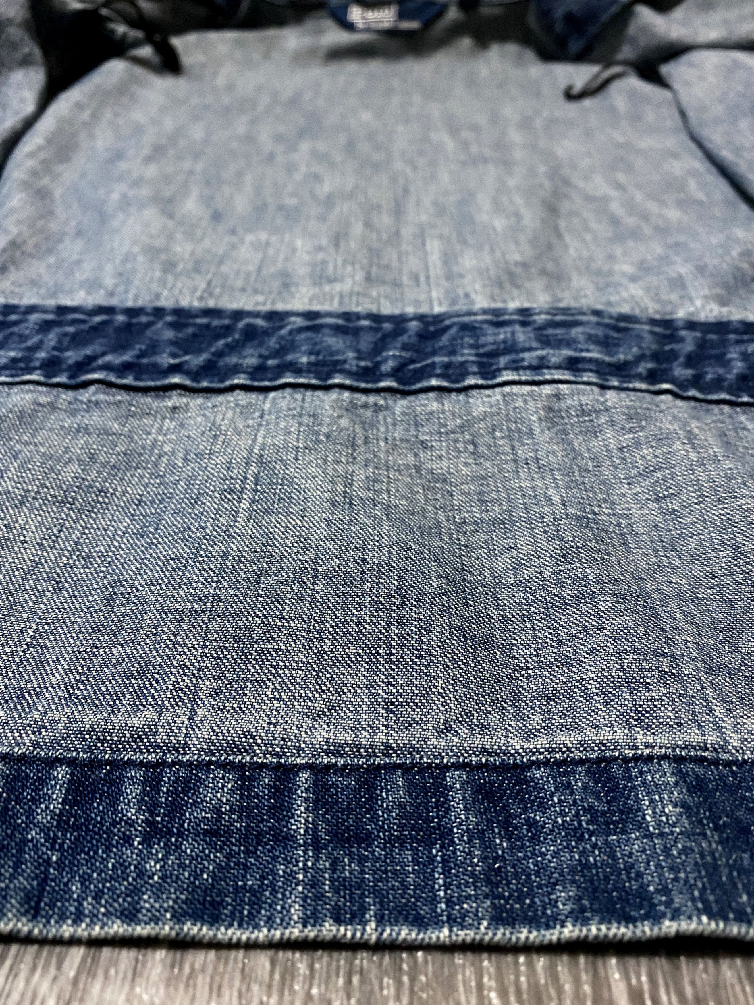 Polo Ralph Lauren Vintage Polo Ralph Lauren Asymmetrical Denim Biker Jacket Size US L / EU 52-54 / 3 - 17 Thumbnail