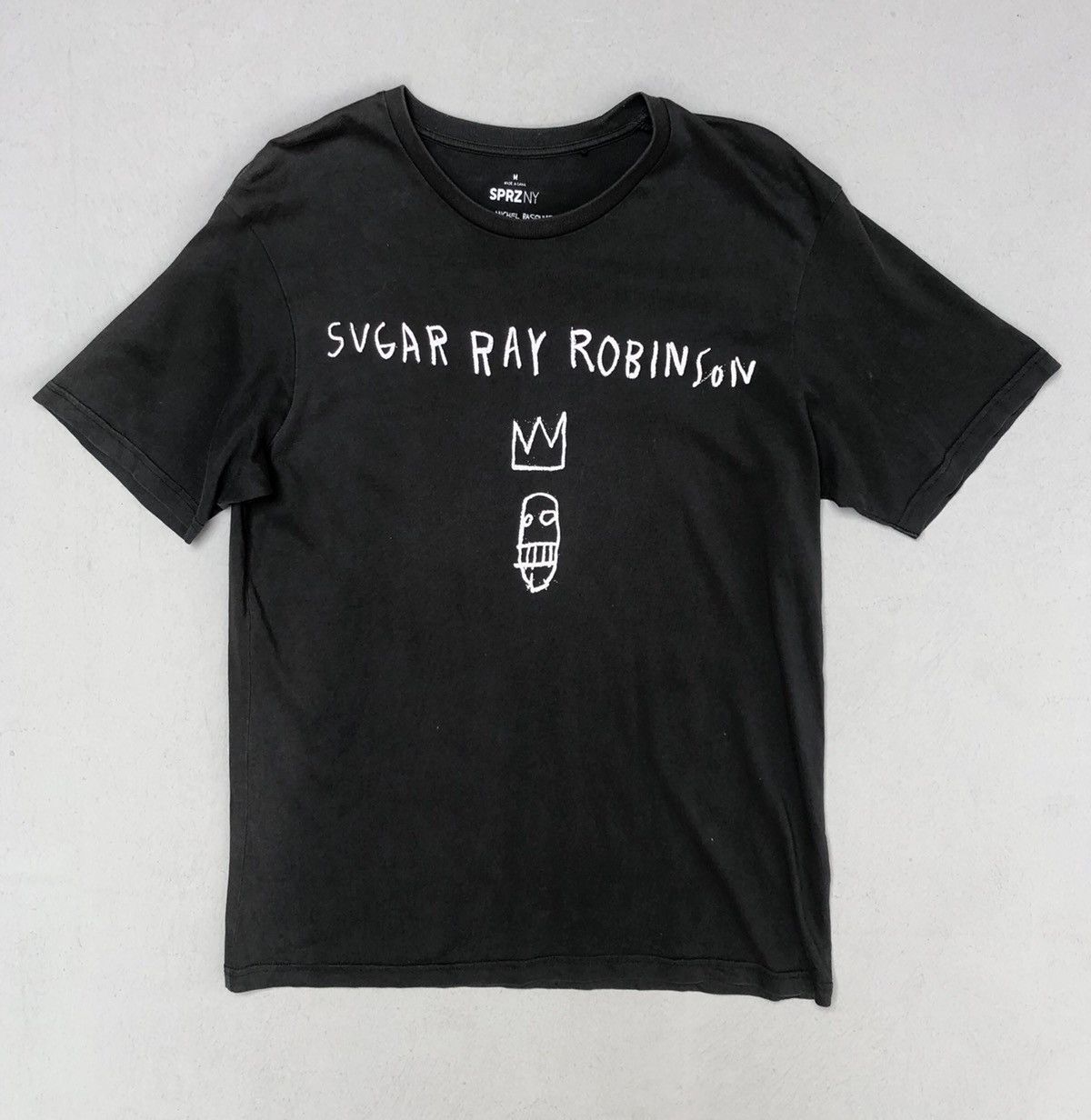 Jean-Michel Basquiat × Uniqlo Jean Michel Basquiat Sugar Ray Robinson Short Sleeve Tshirt Size US M / EU 48-50 / 2 - 1 Thumbnail