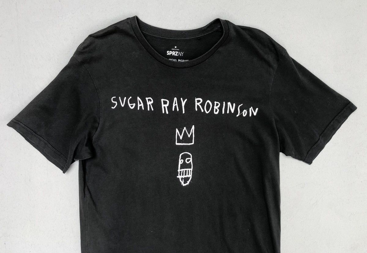 Jean-Michel Basquiat × Uniqlo Jean Michel Basquiat Sugar Ray Robinson Short Sleeve Tshirt Size US M / EU 48-50 / 2 - 2 Thumbnail
