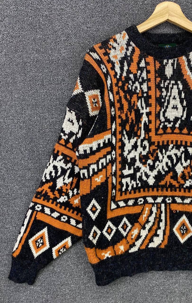Japanese Brand Vintage Valentino Cable Knit Sweater Size US M / EU 48-50 / 2 - 3 Thumbnail
