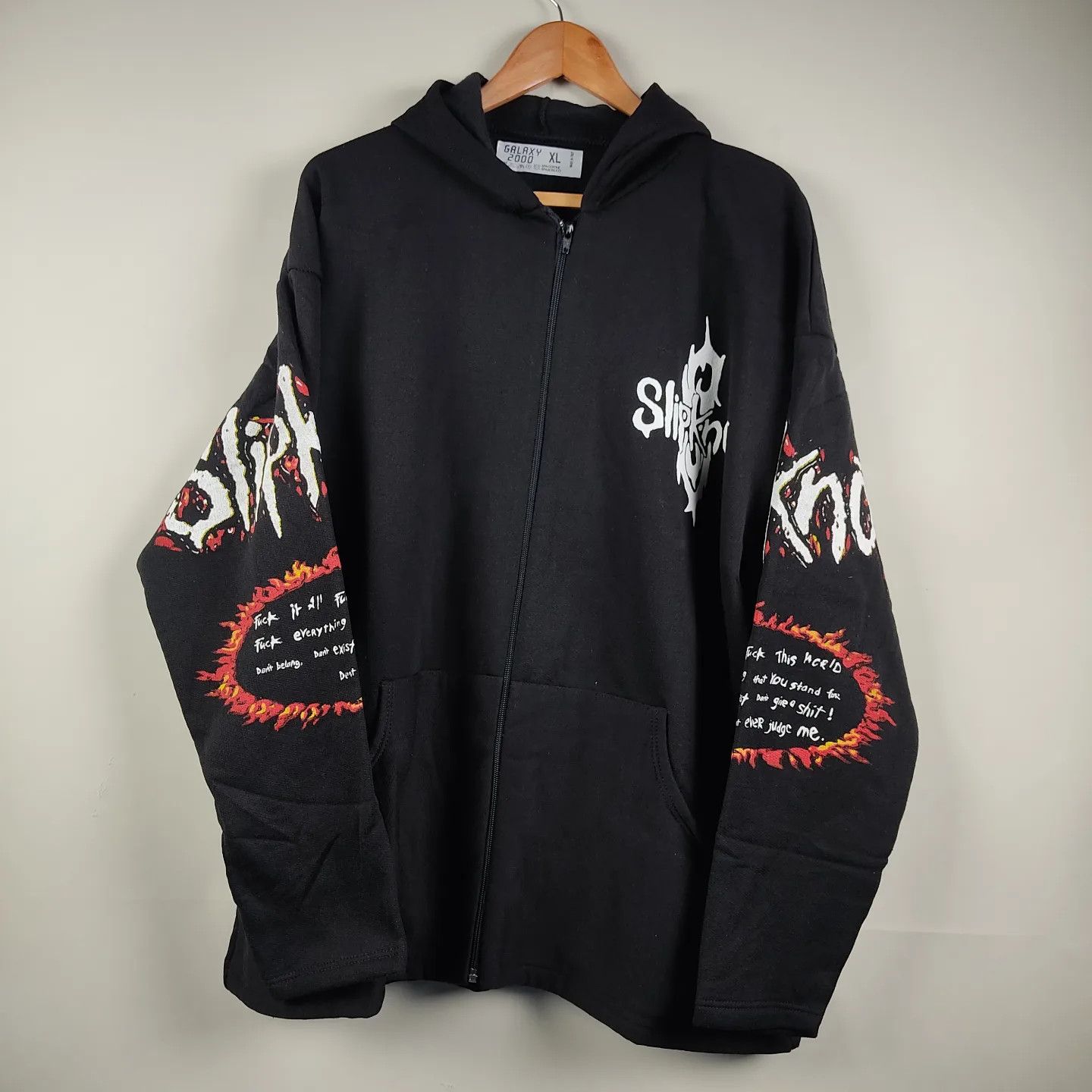 Band Tees × Slipknot × Vintage 90's Slipknot Hoodie Size US XL / EU 56 / 4 - 6 Thumbnail
