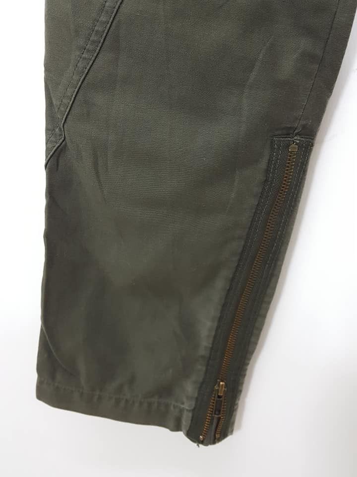 Katharine Hamnett London HAMNETT Army Cargo Ankle Zipper Utility Pants Size US 30 / EU 46 - 8 Thumbnail