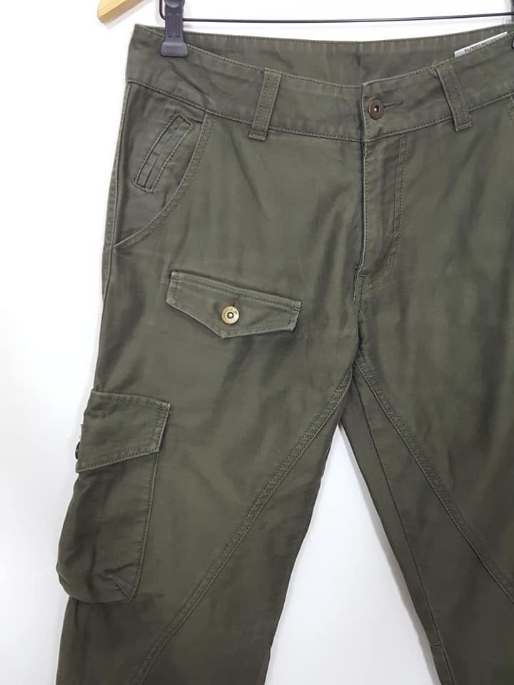 Katharine Hamnett London HAMNETT Army Cargo Ankle Zipper Utility Pants Size US 30 / EU 46 - 4 Thumbnail