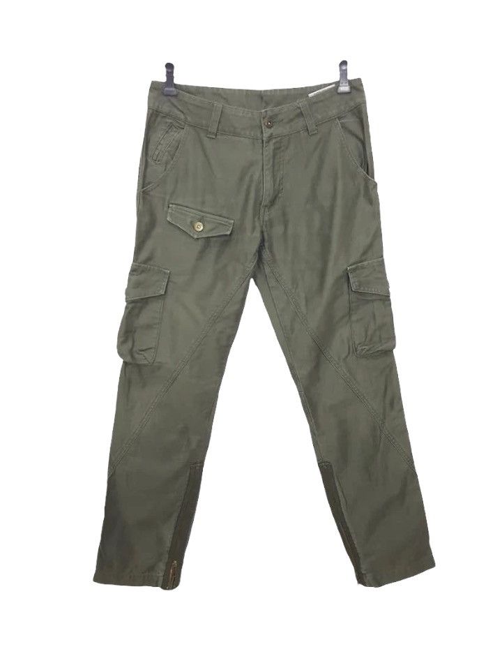Katharine Hamnett London HAMNETT Army Cargo Ankle Zipper Utility Pants Size US 30 / EU 46 - 1 Thumbnail