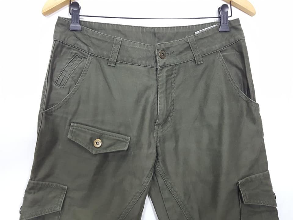 Katharine Hamnett London HAMNETT Army Cargo Ankle Zipper Utility Pants Size US 30 / EU 46 - 7 Thumbnail