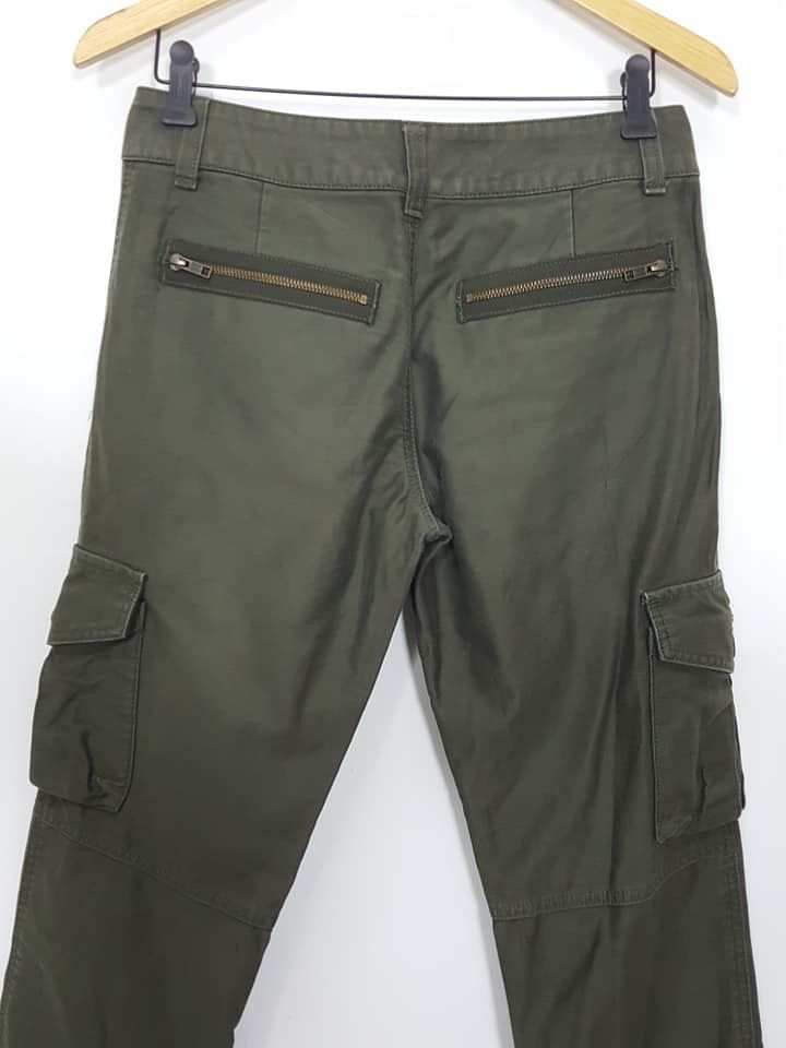 Katharine Hamnett London HAMNETT Army Cargo Ankle Zipper Utility Pants Size US 30 / EU 46 - 6 Thumbnail