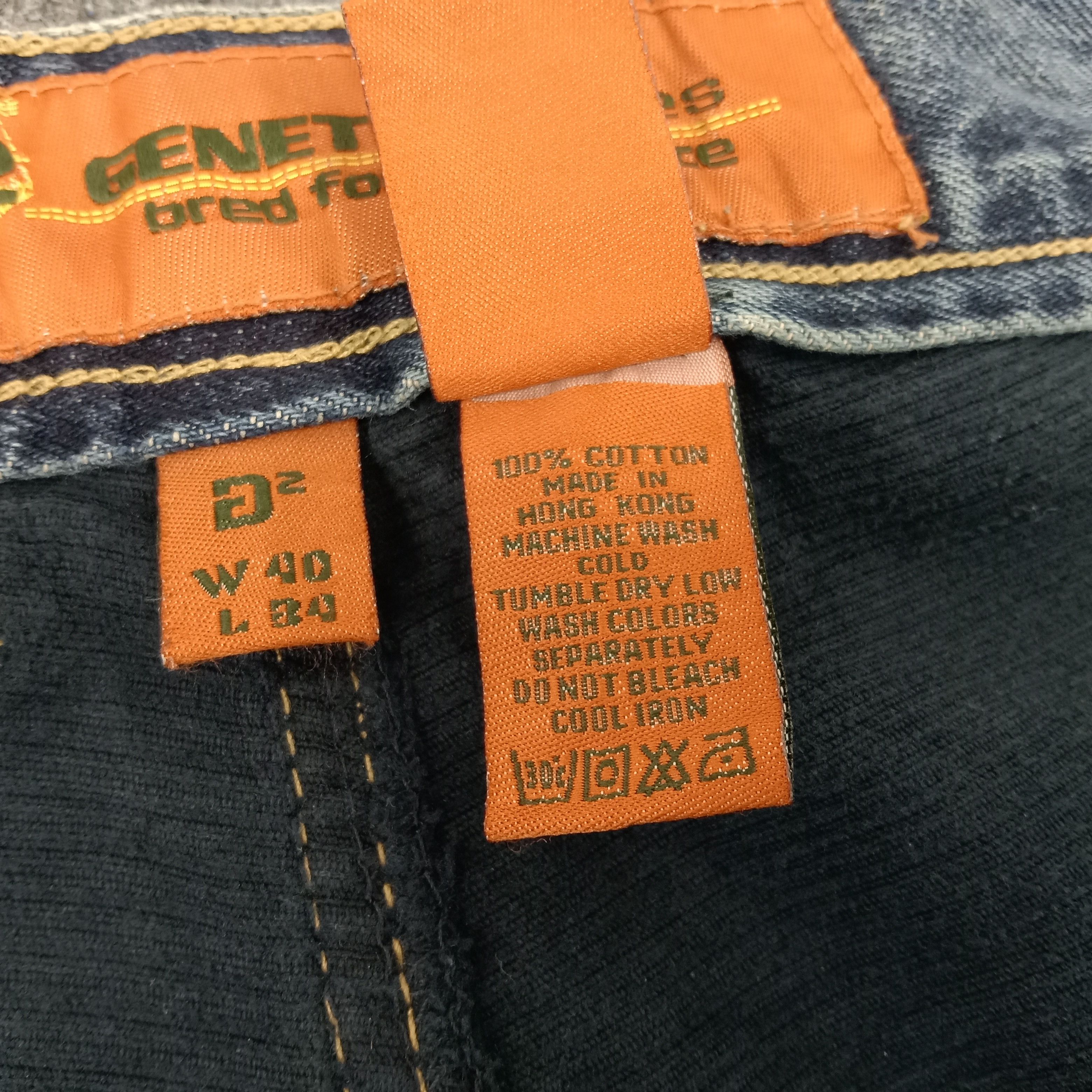 Japanese Brand × Vintage Genetix Genes Japanese Brand Art Style Denim Jeans Size US 42 / EU 58 - 10 Thumbnail