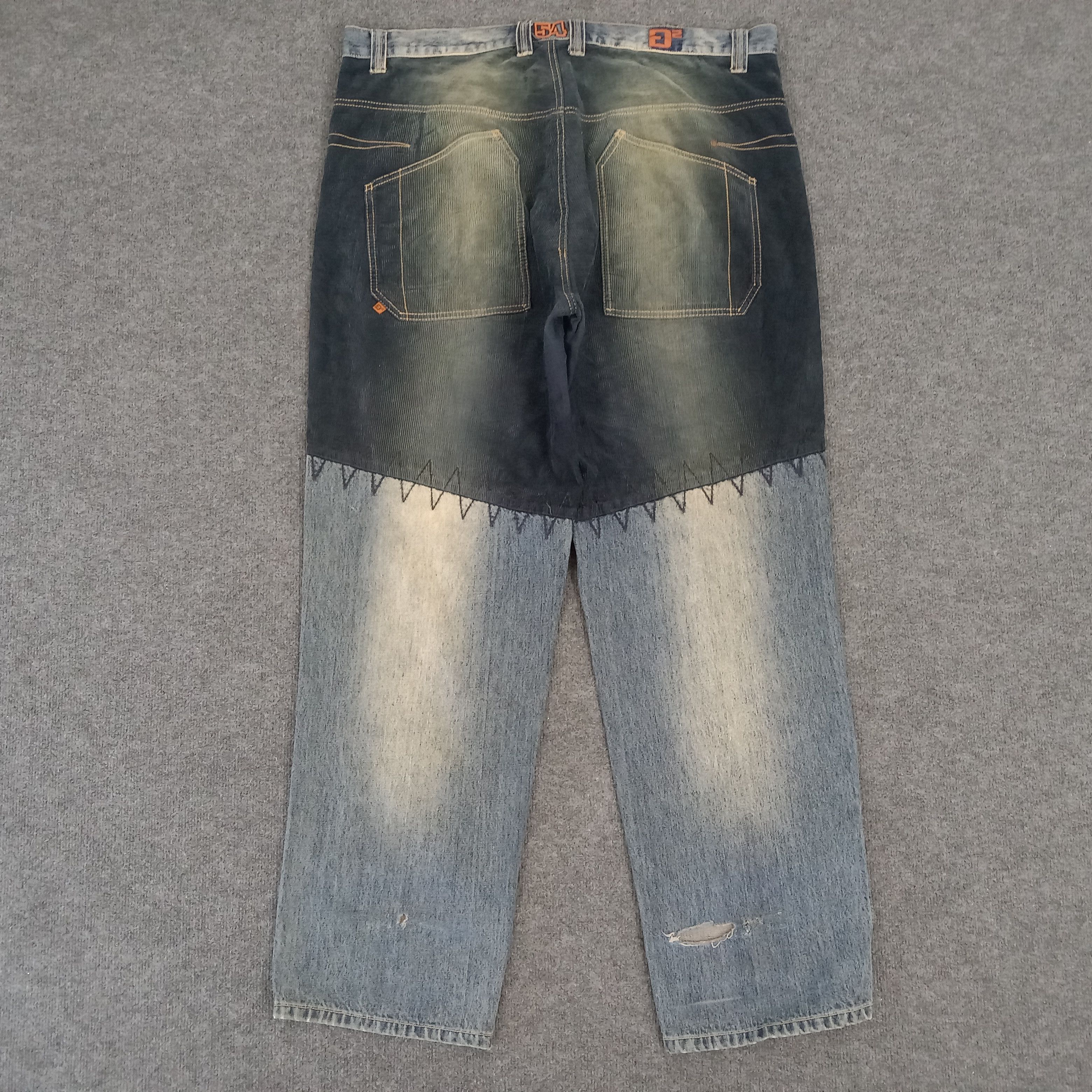 Japanese Brand × Vintage Genetix Genes Japanese Brand Art Style Denim Jeans Size US 42 / EU 58 - 4 Thumbnail