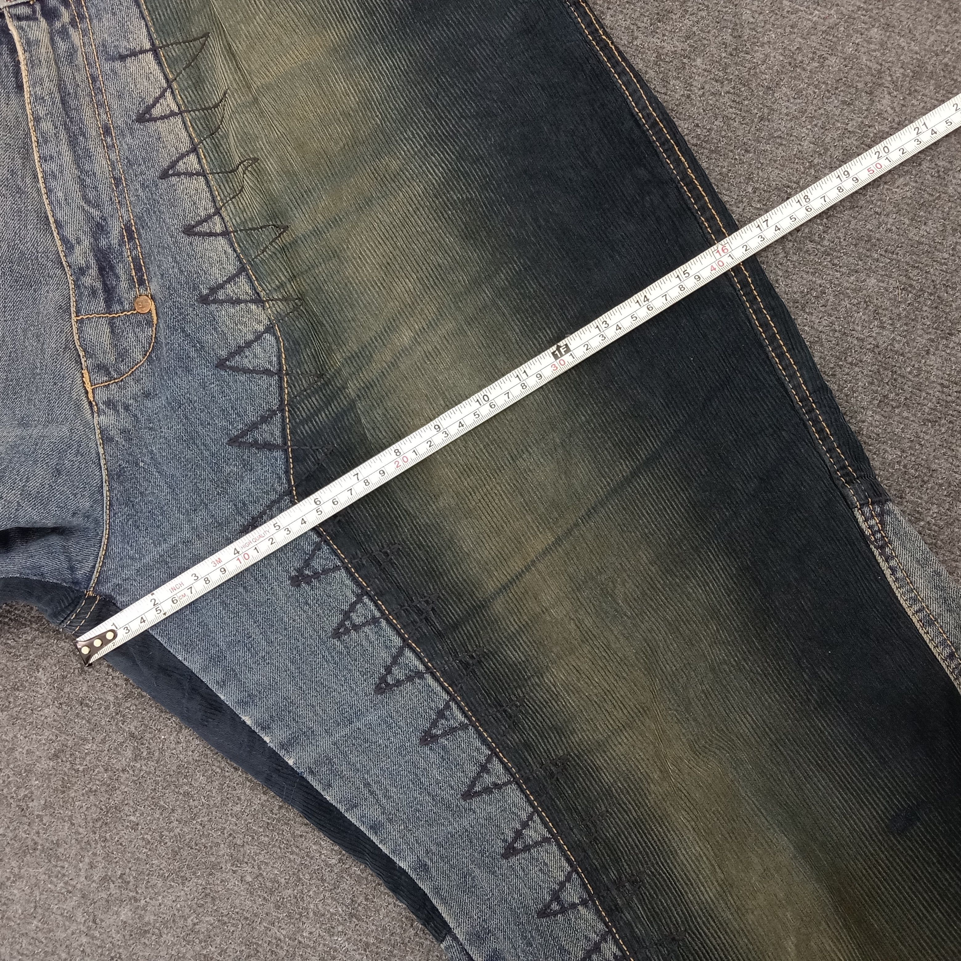 Japanese Brand × Vintage Genetix Genes Japanese Brand Art Style Denim Jeans Size US 42 / EU 58 - 20 Thumbnail