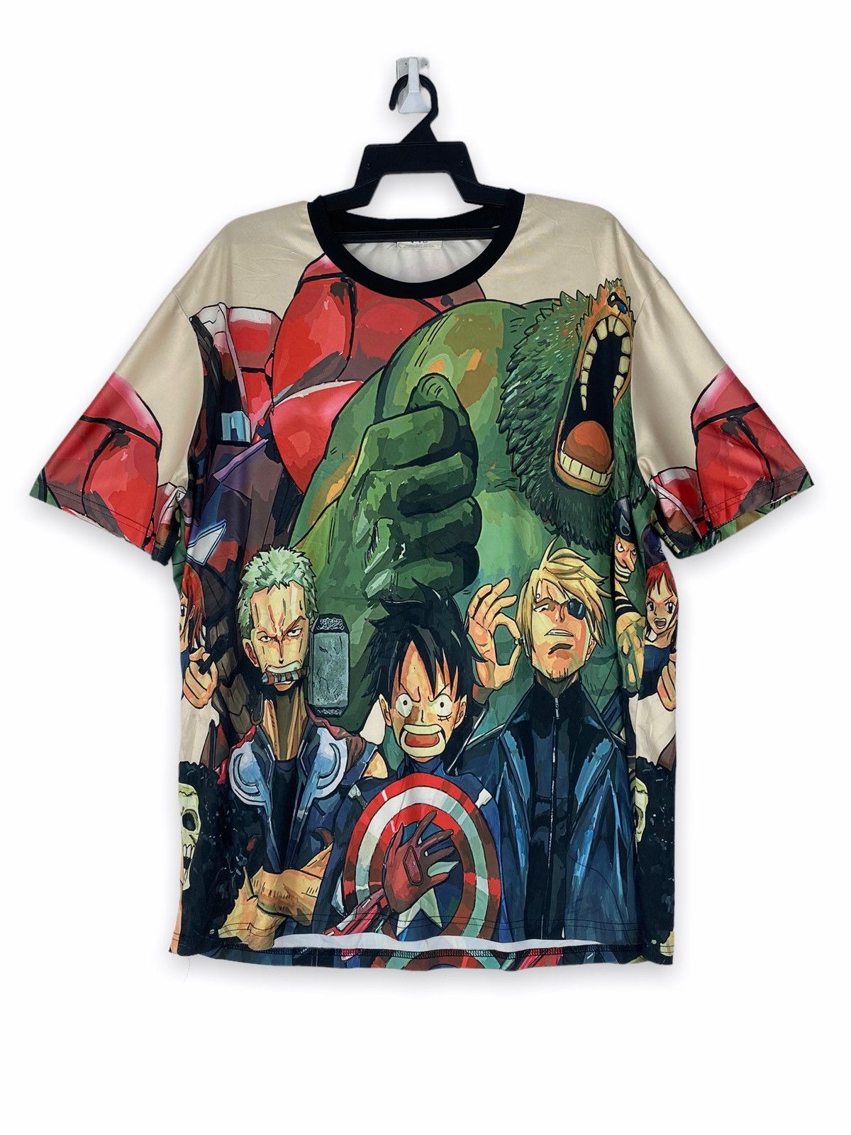 Anime × Marvel Comics × One Piece Rare collaboration Size US XL / EU 56 / 4 - 1 Thumbnail