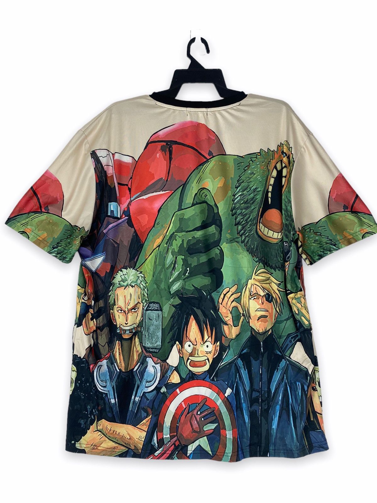 Anime × Marvel Comics × One Piece Rare collaboration Size US XL / EU 56 / 4 - 2 Thumbnail