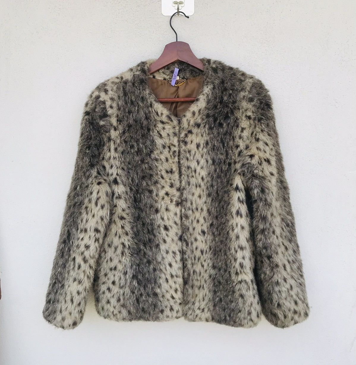 Designer × Japanese Brand Mohair Japanese Designer Tsuingie women fur leopard style Size M / US 6-8 / IT 42-44 - 2 Thumbnail