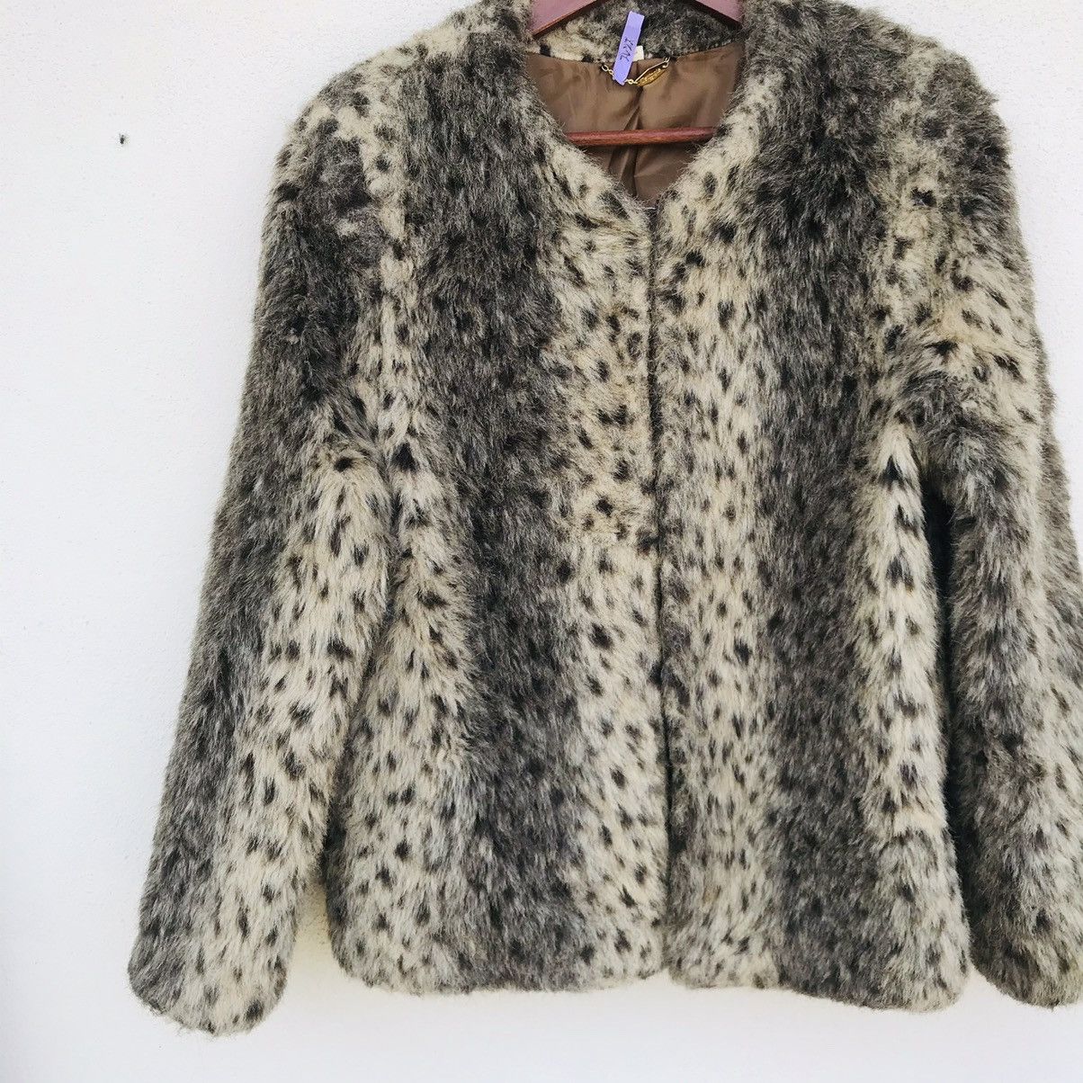 Designer × Japanese Brand Mohair Japanese Designer Tsuingie women fur leopard style Size M / US 6-8 / IT 42-44 - 3 Thumbnail