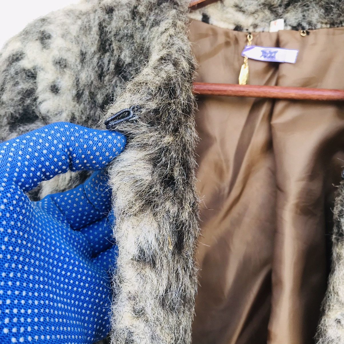 Designer × Japanese Brand Mohair Japanese Designer Tsuingie women fur leopard style Size M / US 6-8 / IT 42-44 - 8 Thumbnail