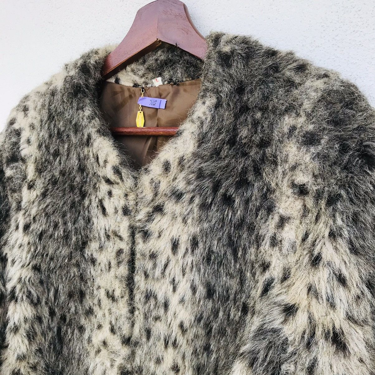 Designer × Japanese Brand Mohair Japanese Designer Tsuingie women fur leopard style Size M / US 6-8 / IT 42-44 - 5 Thumbnail