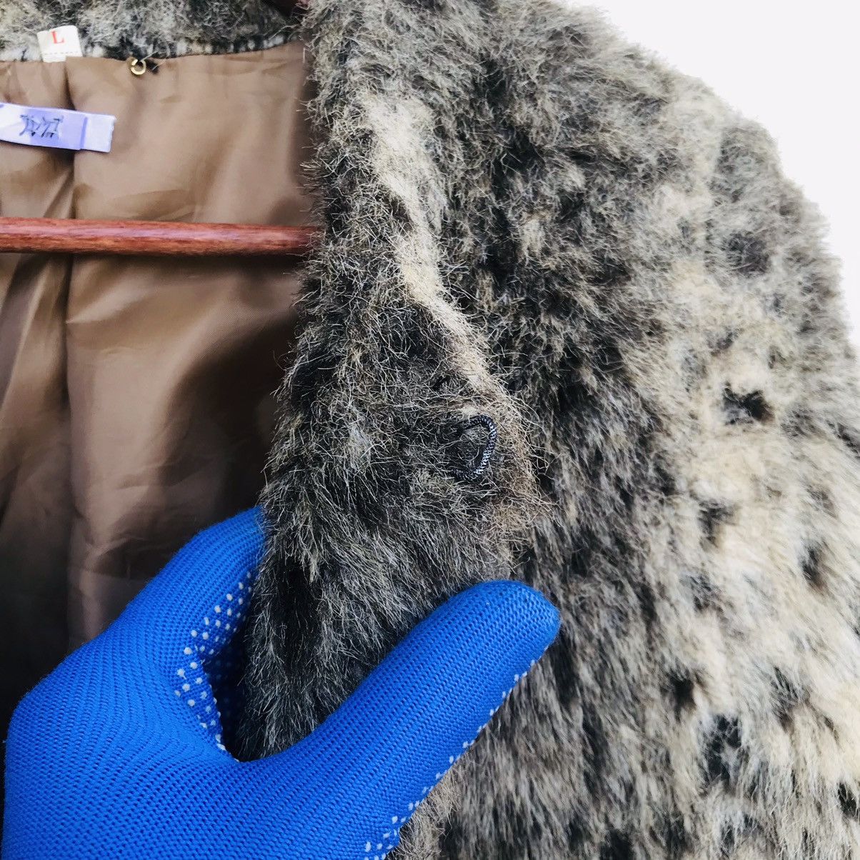 Designer × Japanese Brand Mohair Japanese Designer Tsuingie women fur leopard style Size M / US 6-8 / IT 42-44 - 7 Thumbnail