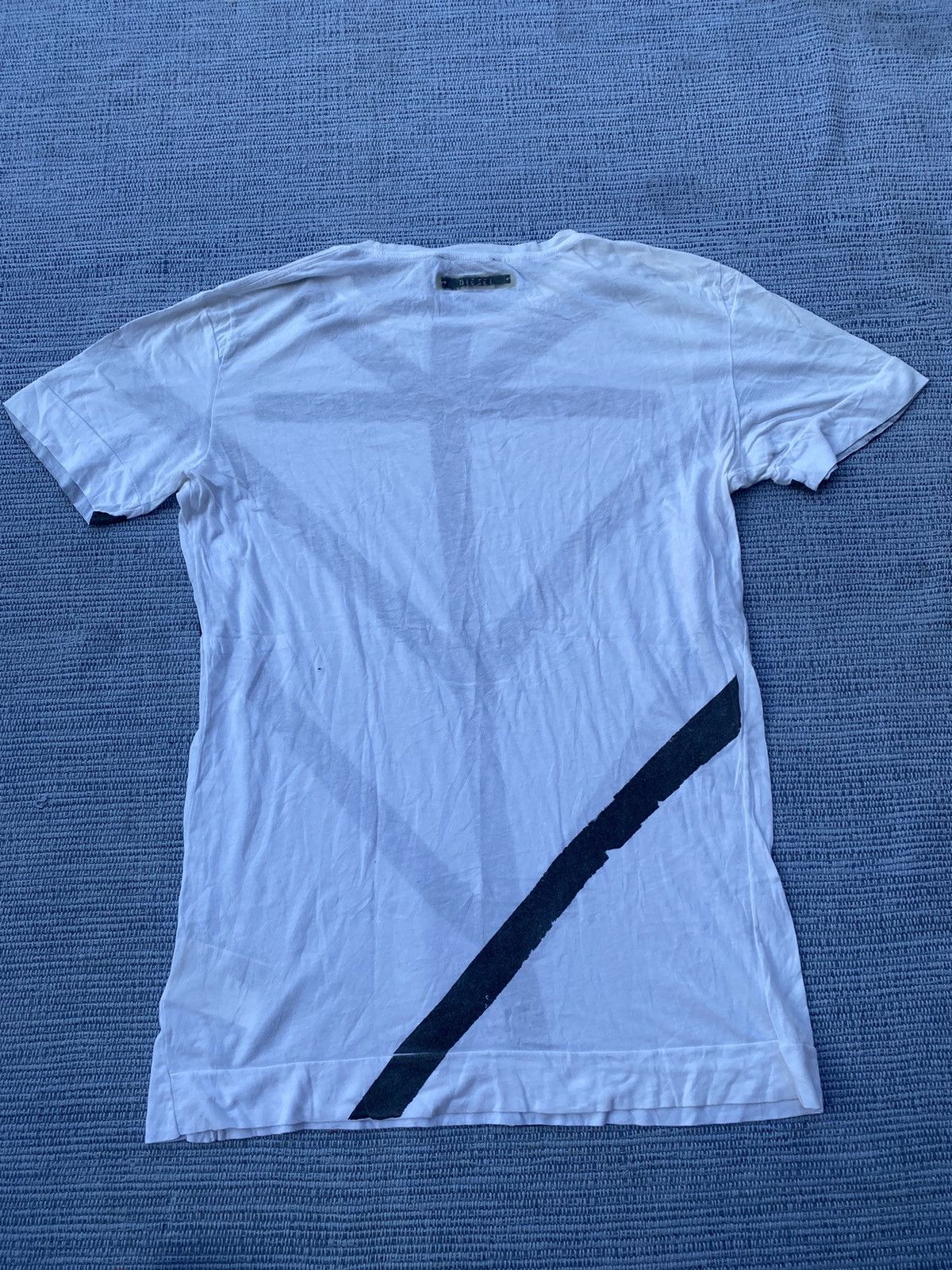 Diesel white printed tee Size US S / EU 44-46 / 1 - 6 Thumbnail