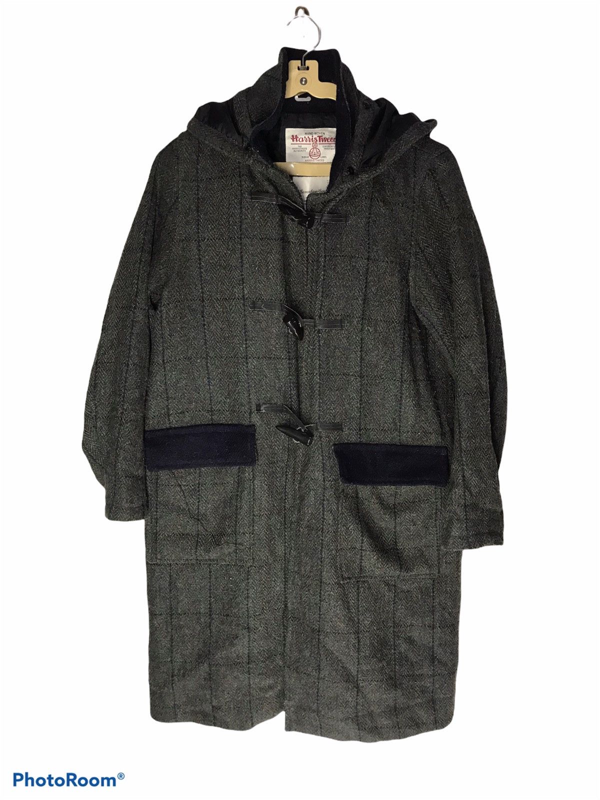 Harris Tweed × Japanese Brand Harris tweed x Savendays Sunday wool jacket hoodie Size US S / EU 44-46 / 1 - 1 Thumbnail