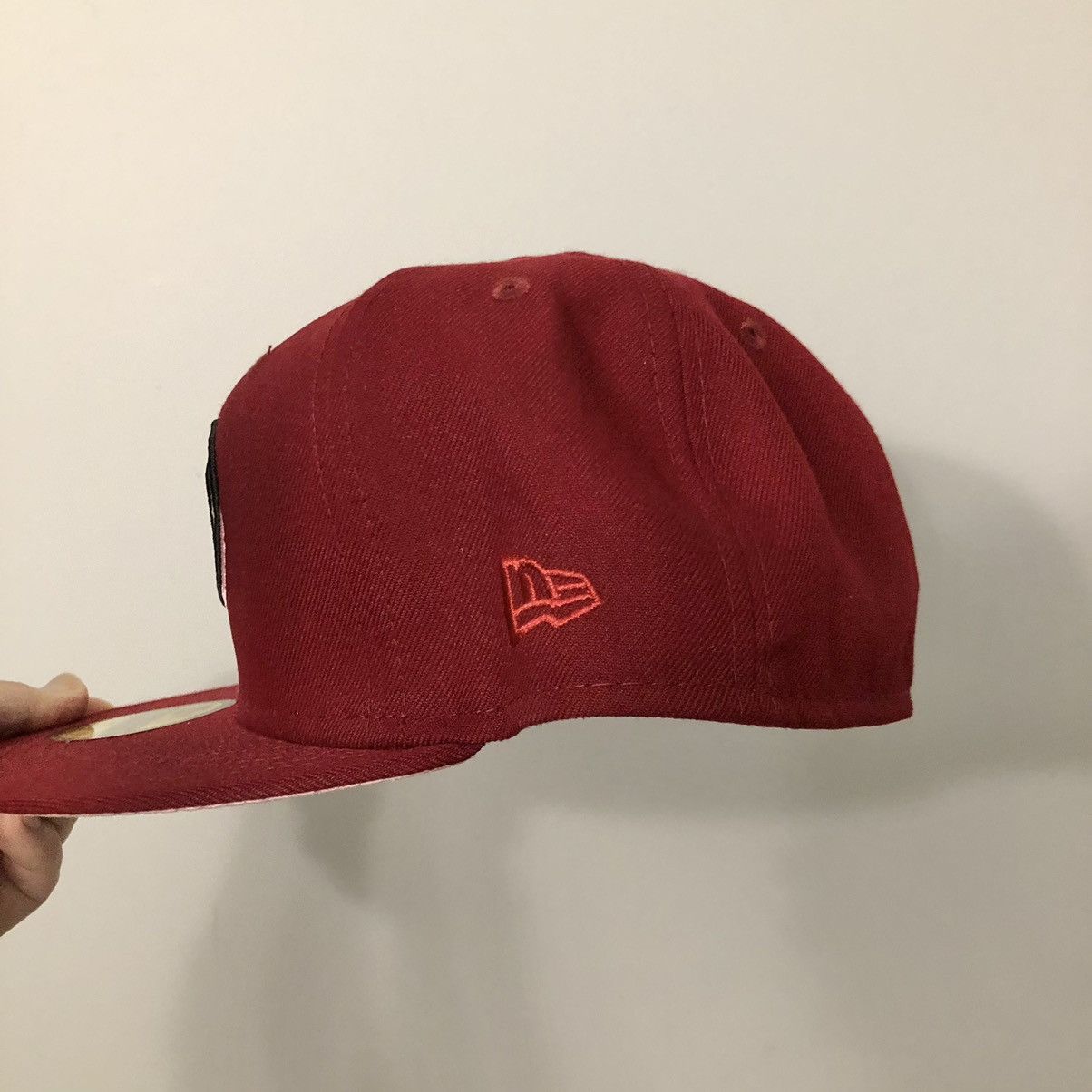 Hat Club × MLB × New Era 🍰 7 3/8 Hat Club Red Velvet Arizona Diamondbacks Pink UV Size ONE SIZE - 4 Thumbnail