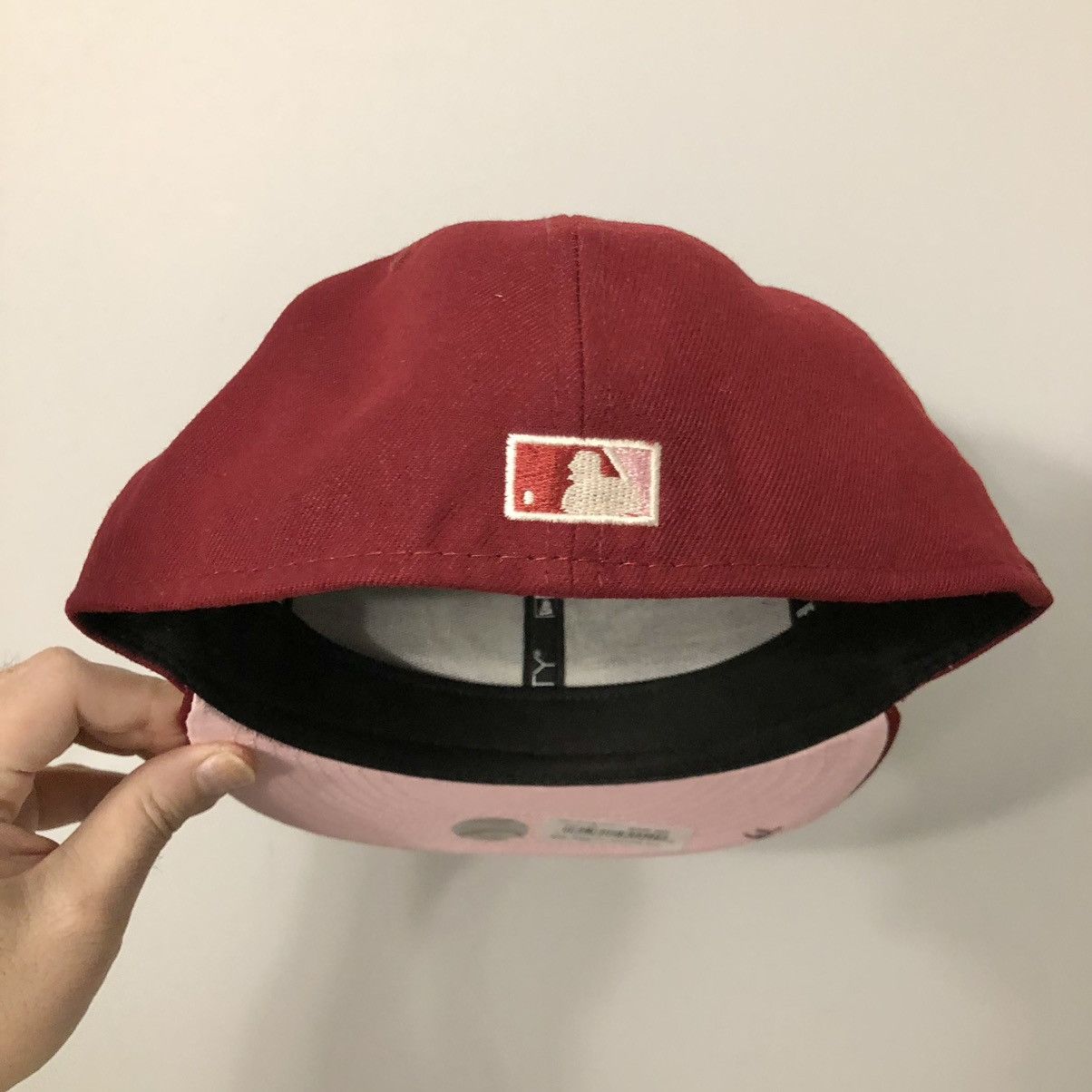 Hat Club × MLB × New Era 🍰 7 3/8 Hat Club Red Velvet Arizona Diamondbacks Pink UV Size ONE SIZE - 5 Thumbnail