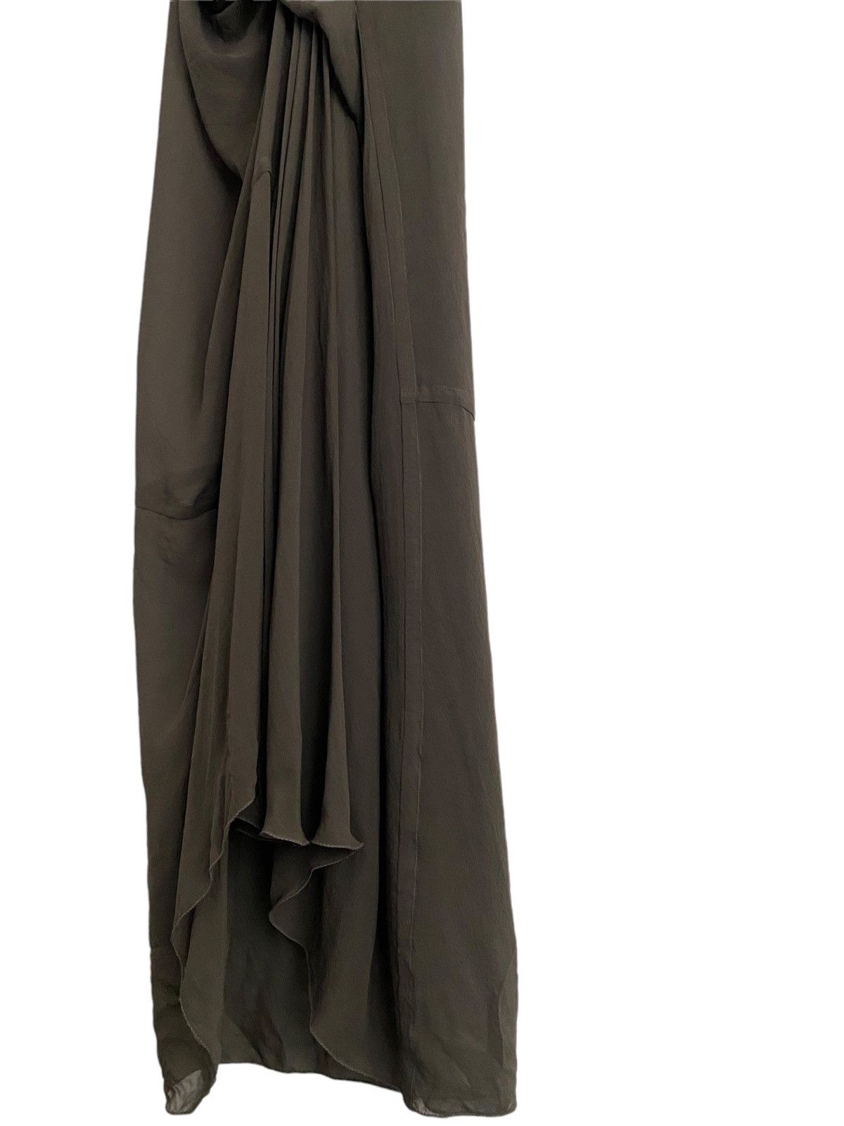 Rick Owens SS12 NASKA brown tornado dress with draping and pleats Size S / US 4 / IT 40 - 2 Thumbnail