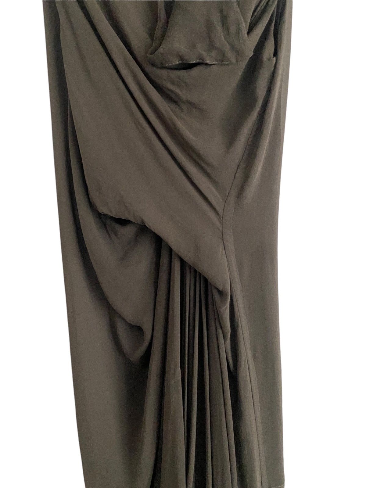 Rick Owens SS12 NASKA brown tornado dress with draping and pleats Size S / US 4 / IT 40 - 8 Thumbnail