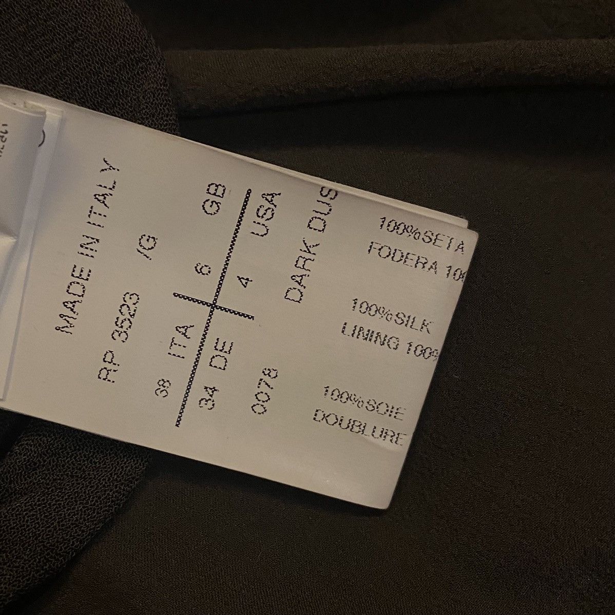 Rick Owens SS12 NASKA brown tornado dress with draping and pleats Size S / US 4 / IT 40 - 10 Thumbnail