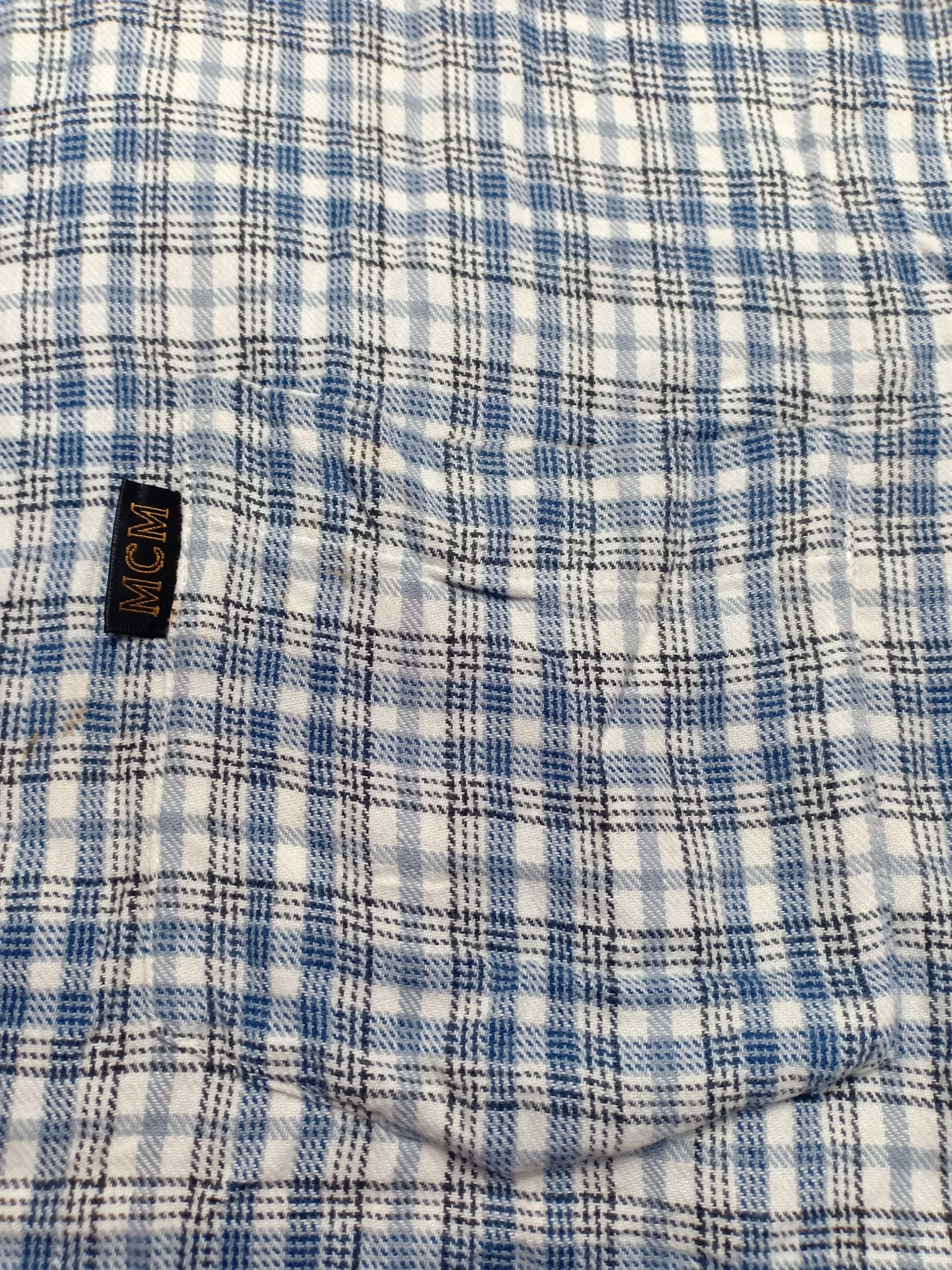 MCM MCM Legere Button Up Casual Men's Striped Size US M / EU 48-50 / 2 - 4 Thumbnail