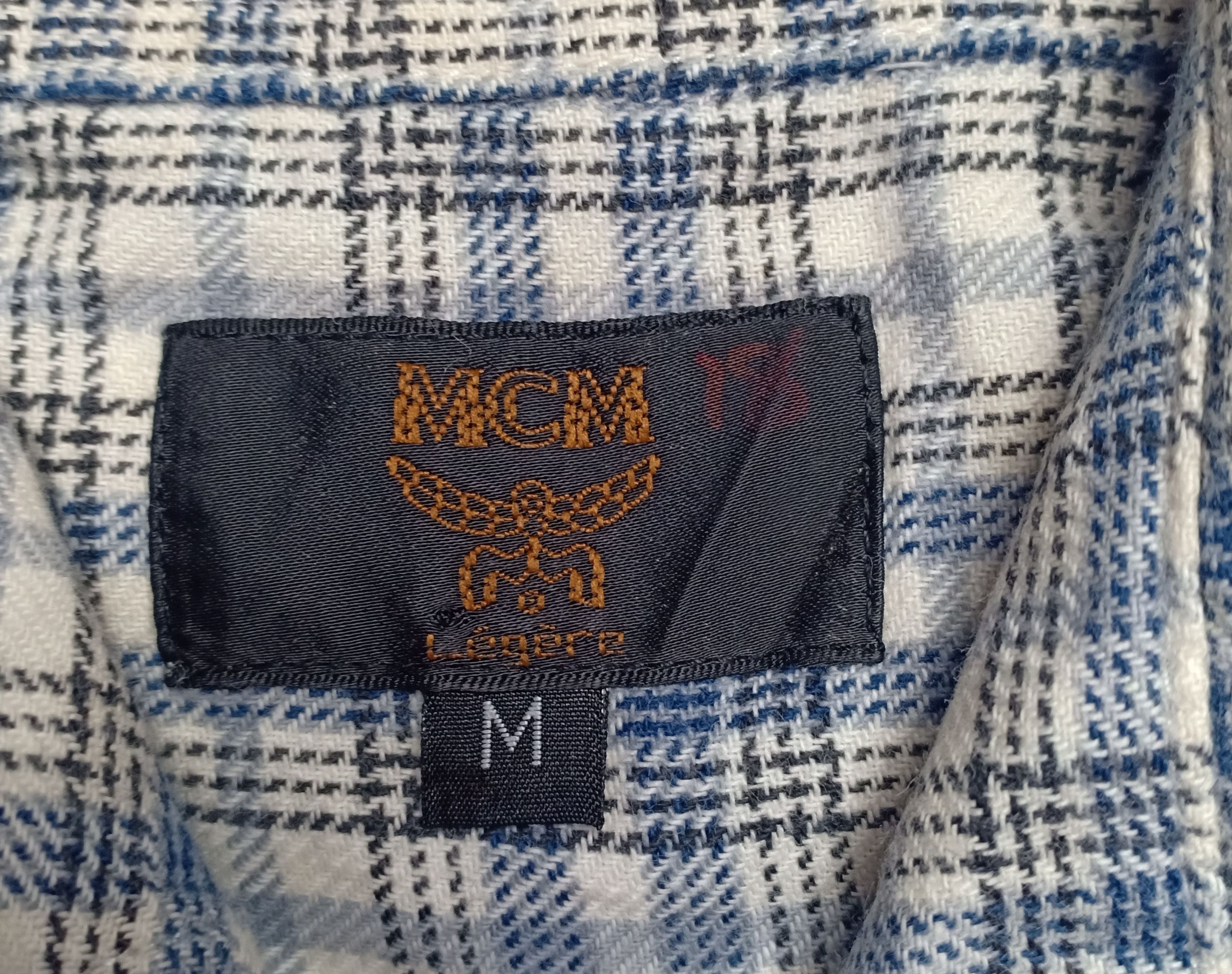 MCM MCM Legere Button Up Casual Men's Striped Size US M / EU 48-50 / 2 - 3 Thumbnail
