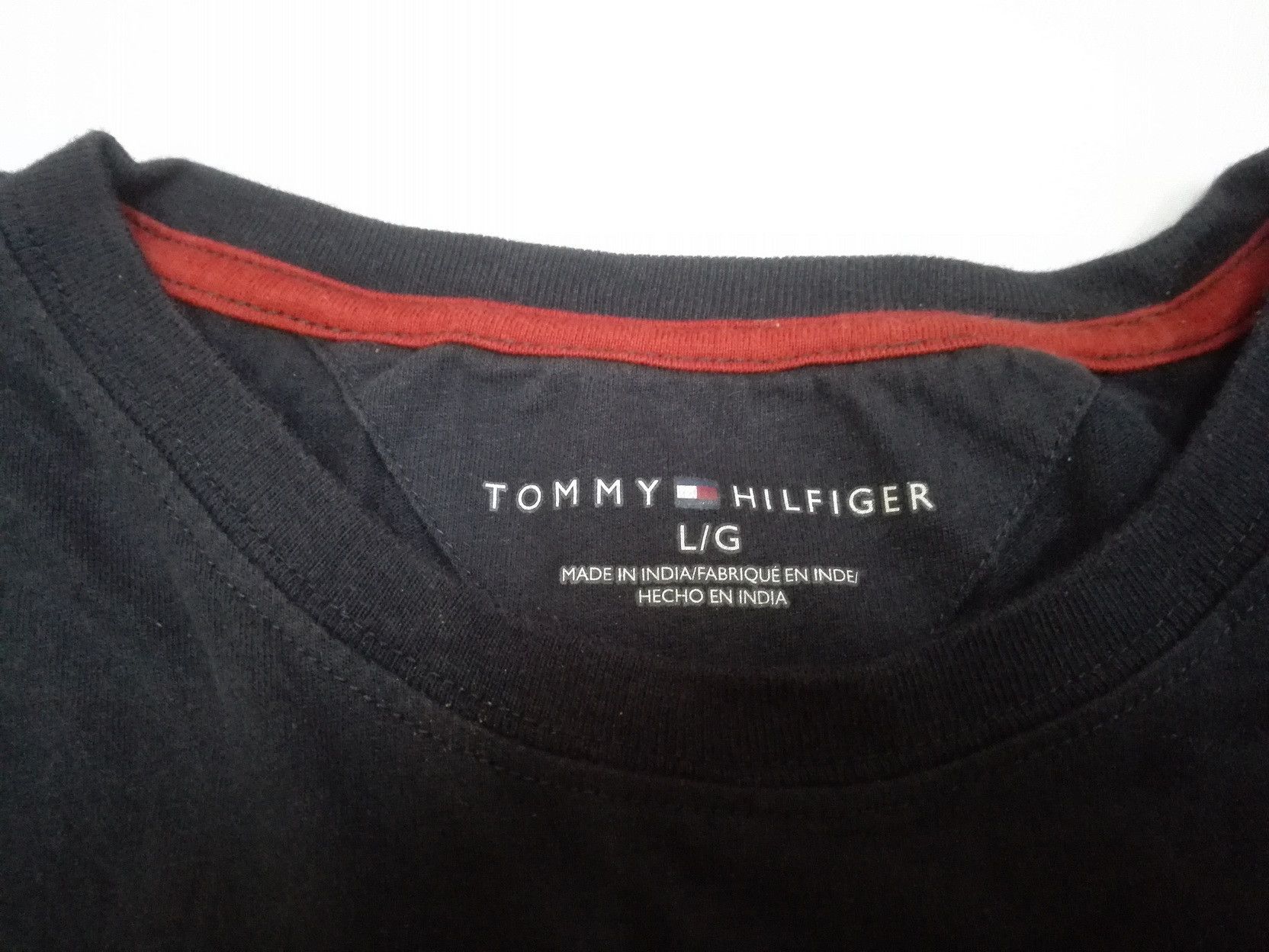 Tommy Hilfiger TOMMY HILFIGER TH 85 Spell Out Logo Tee Size L / US 10 / IT 46 - 3 Thumbnail