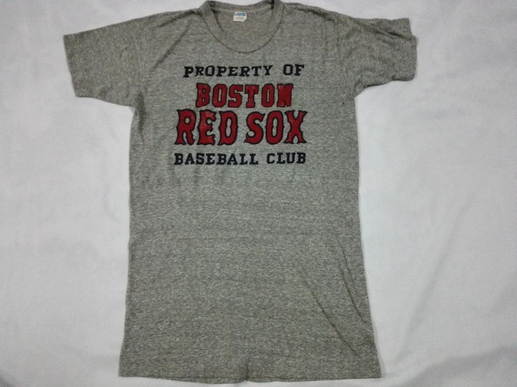 RARE 80s CHAMPION 50/50 USA BOSTON RED SOX Tee