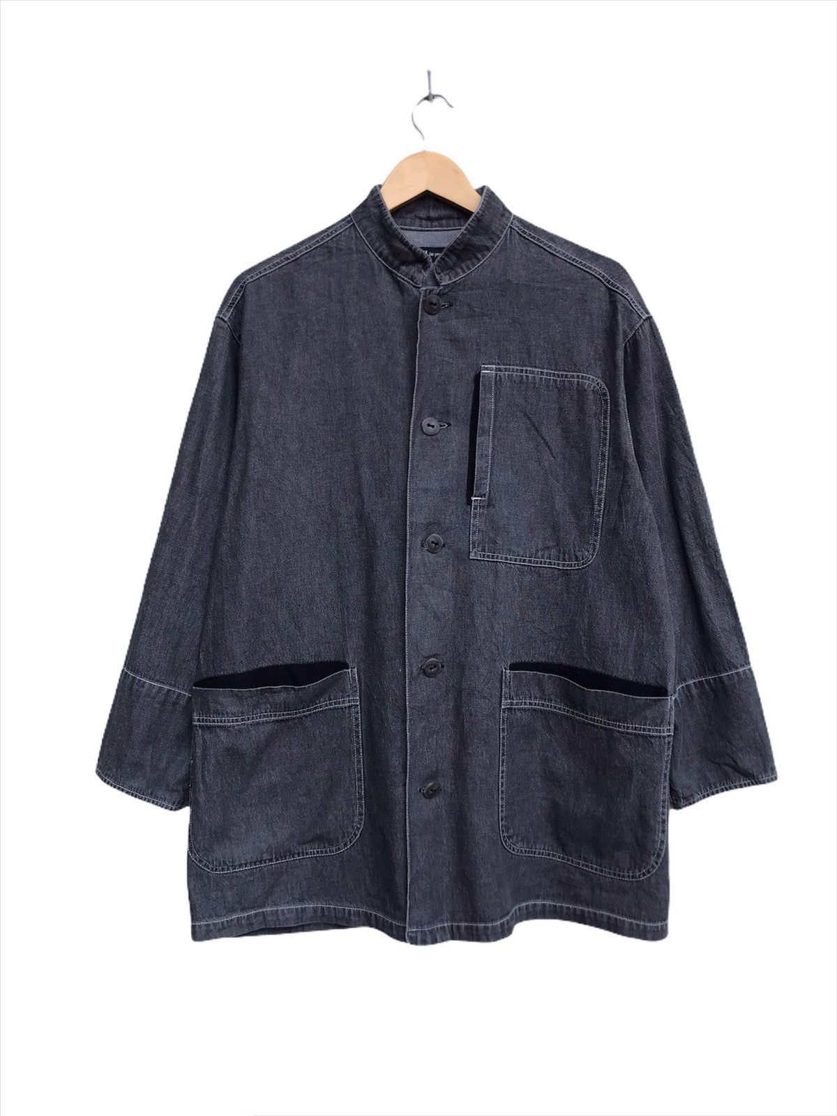 Issey Miyake IM Product by Issey Miyake Oversize Loose Denim Jacket Size US M / EU 48-50 / 2 - 4 Thumbnail